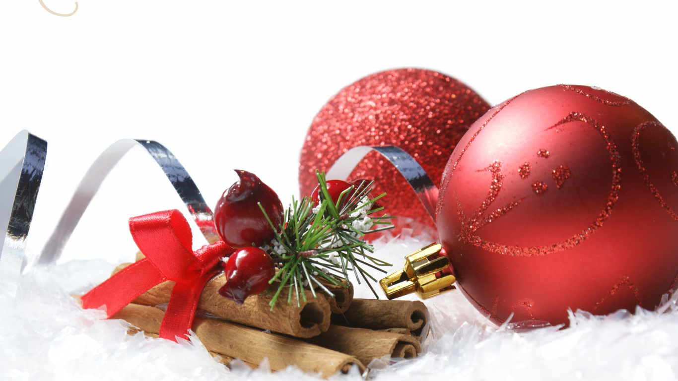 El Día De Navidad, Adorno de Navidad, Decoración de la Navidad, Navidad, Nochevieja. Wallpaper in 1366x768 Resolution