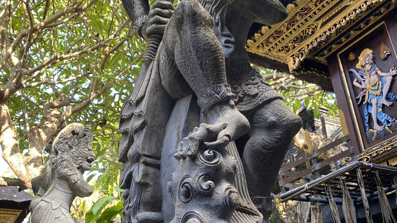 雕像, 石雕刻, 雕塑, 里程碑, 寺庙 壁纸 1366x768 允许