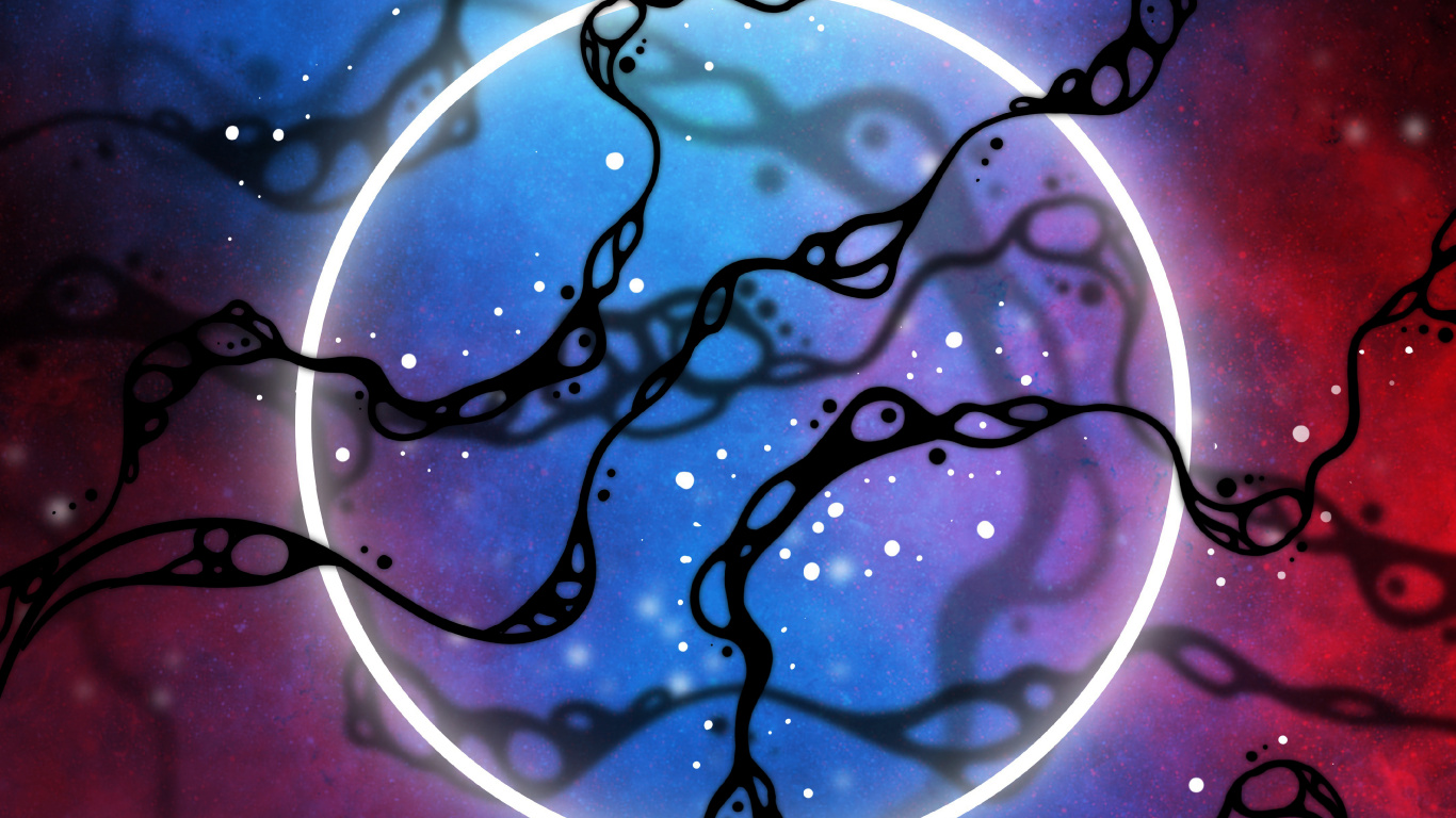 Wasser, Azure, Purpur, Kunst, Electric Blue. Wallpaper in 1366x768 Resolution