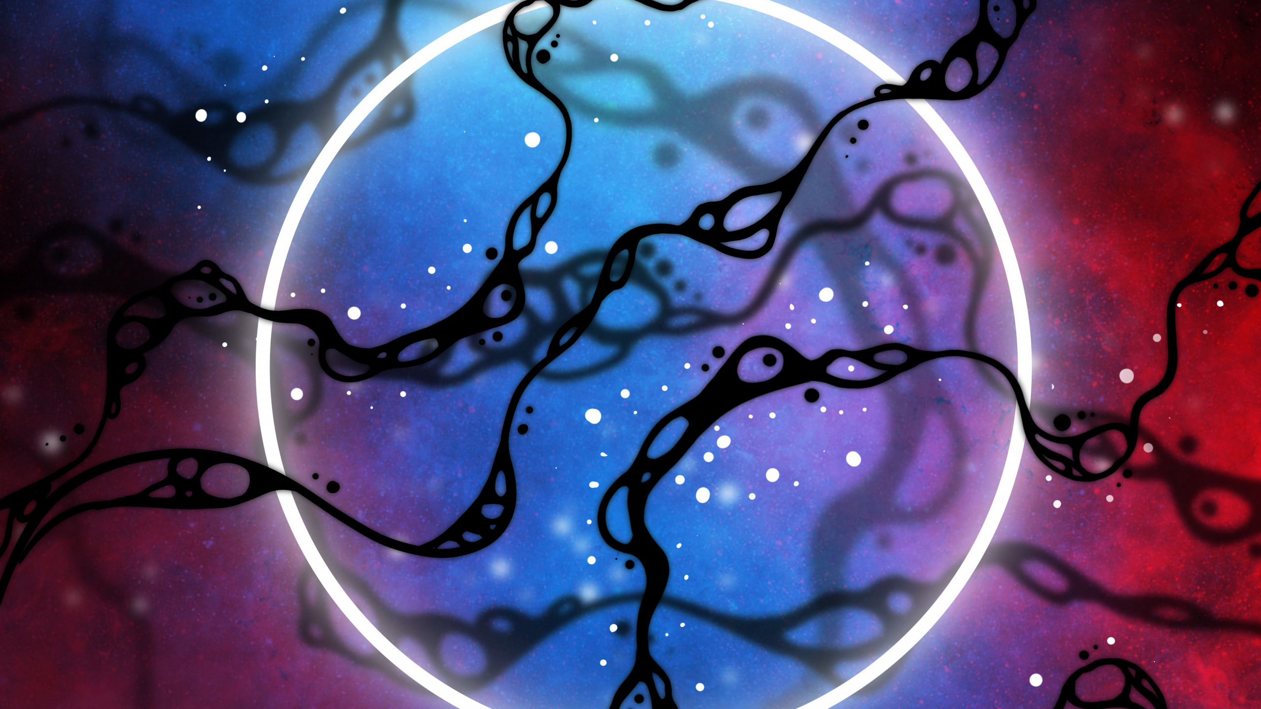 Wasser, Azure, Purpur, Kunst, Electric Blue. Wallpaper in 2560x1440 Resolution