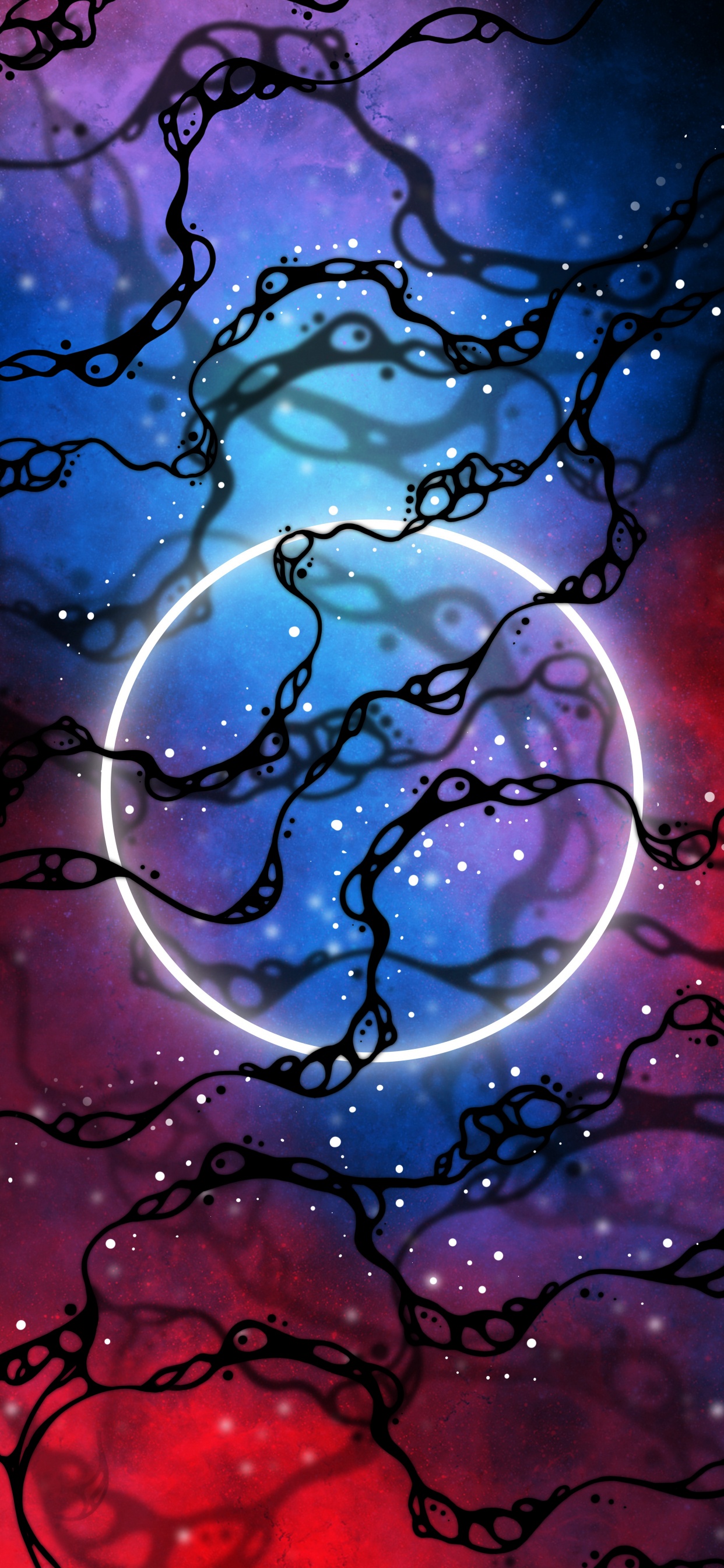 Water, Liquid, Azure, Purple, Art. Wallpaper in 1242x2688 Resolution