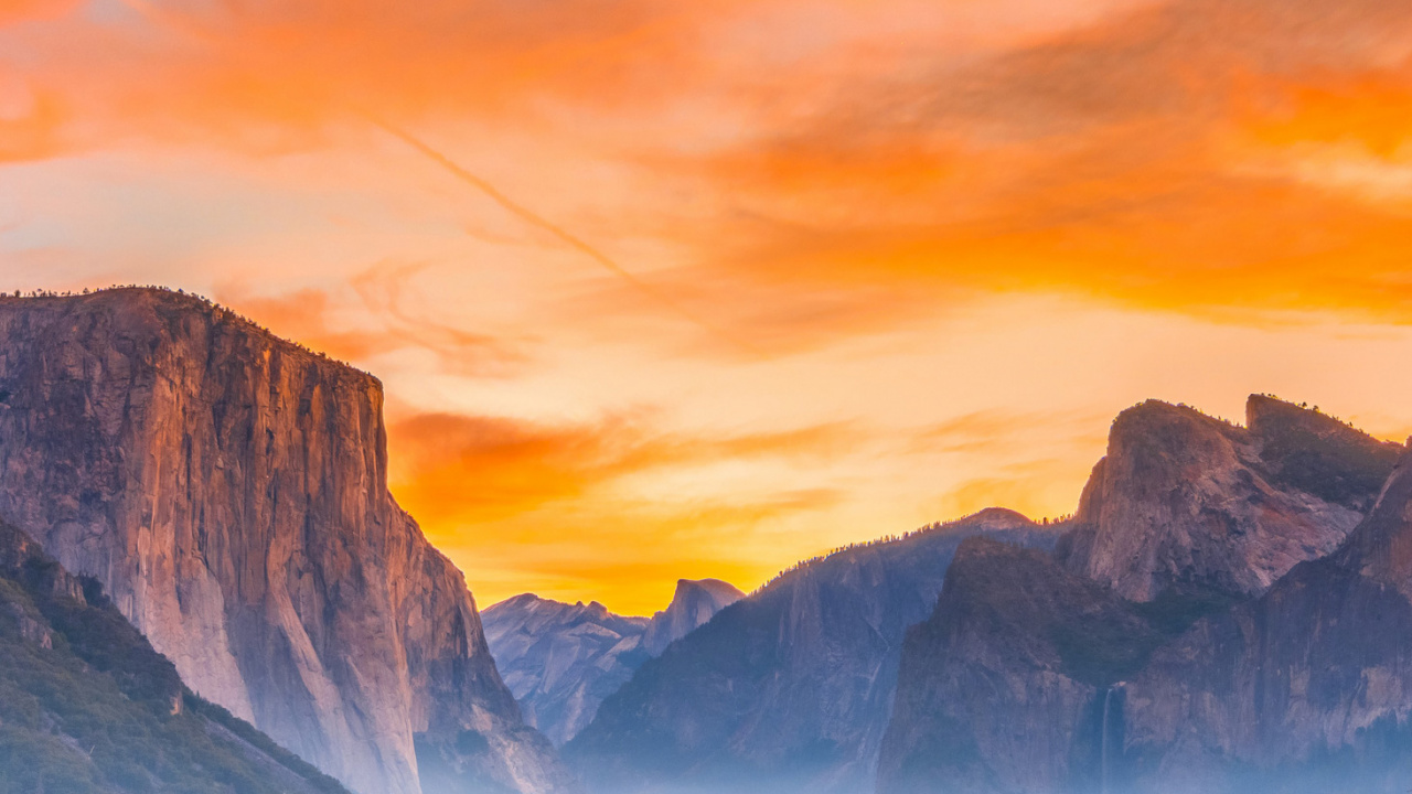 Yosemite National Park, Yosemite Valley, National Park, Park, Nature. Wallpaper in 1280x720 Resolution