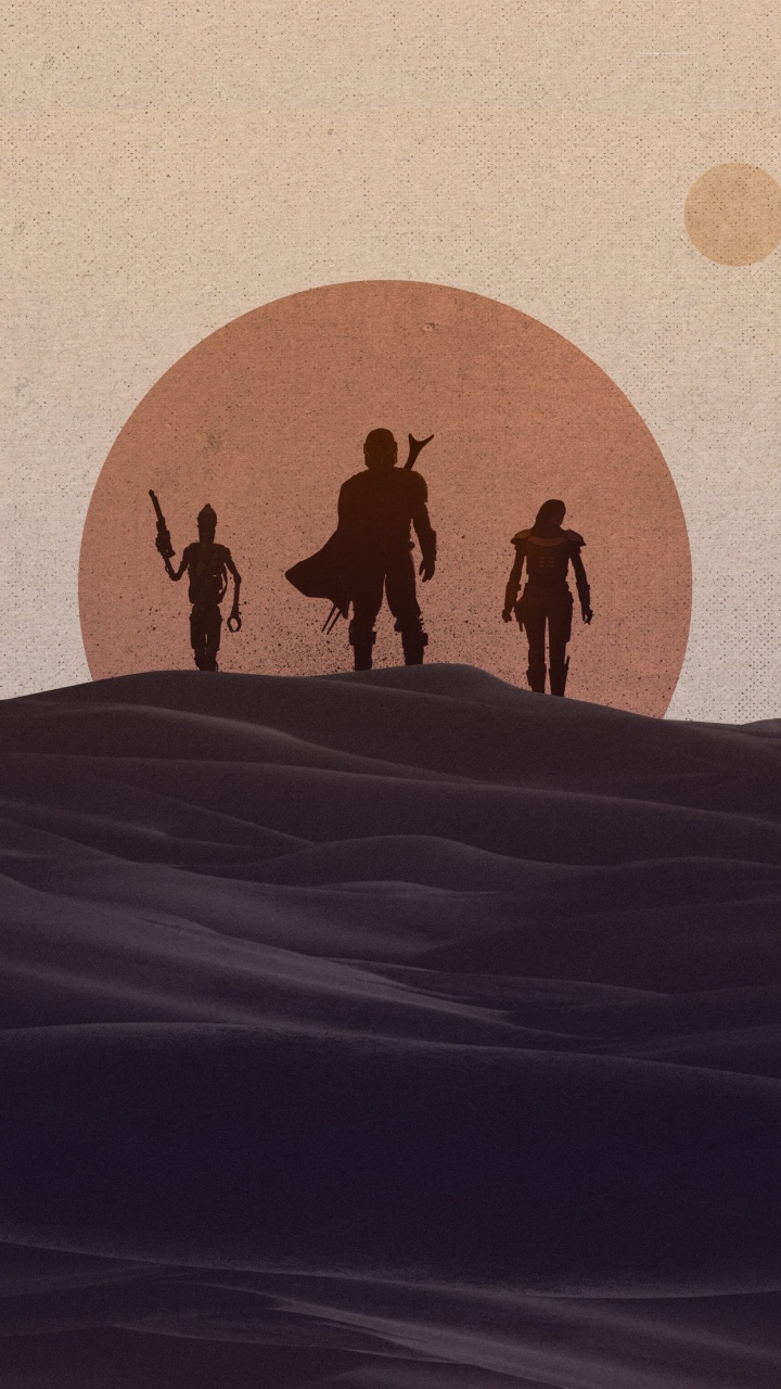 Star Wars, la Walt Disney Company, Des Films De Disney, The Mandalorian, Disney. Wallpaper in 720x1280 Resolution