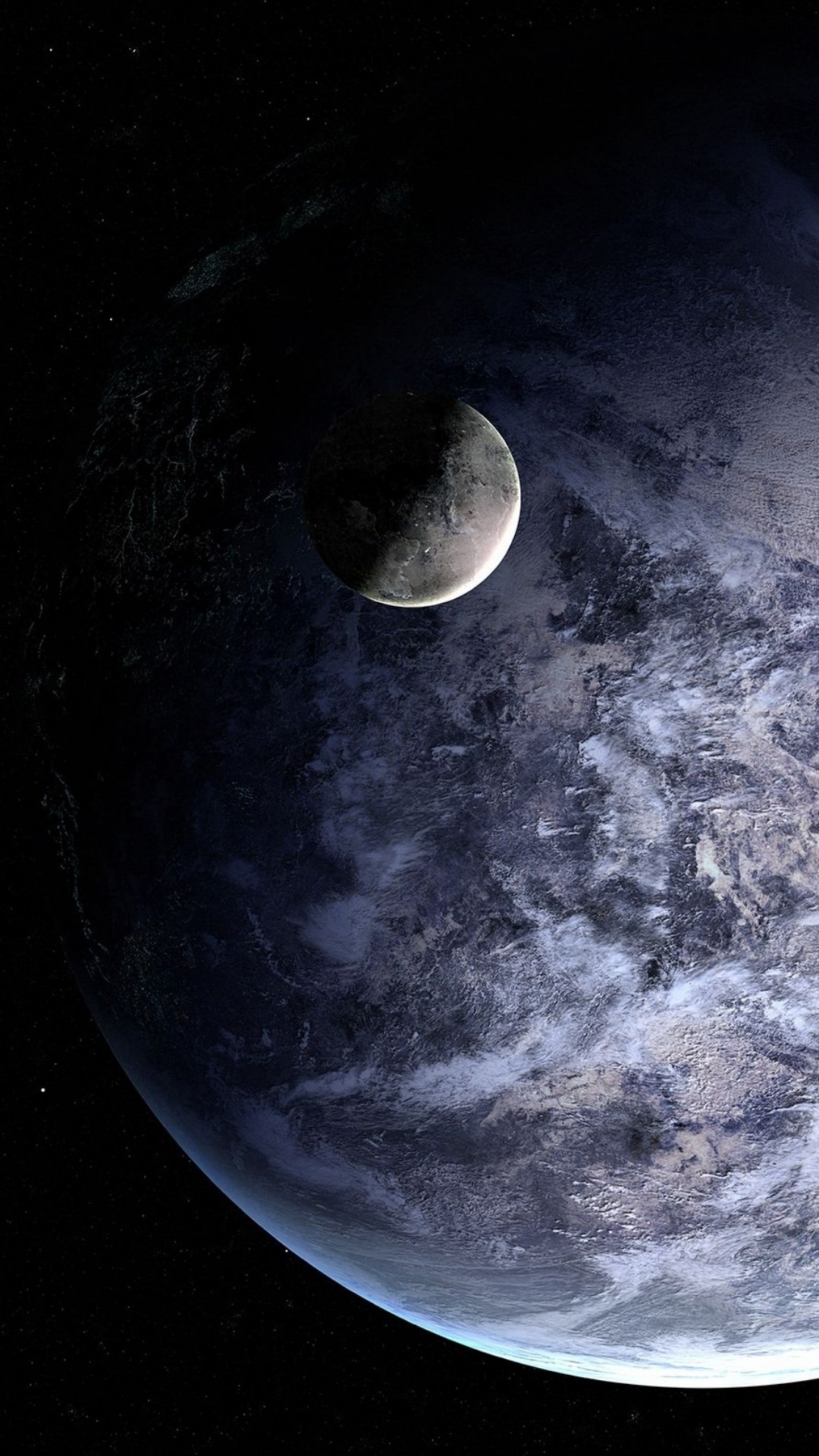 Smartphone, Teléfono, Ambiente, Luna, de la Media Luna. Wallpaper in 1080x1920 Resolution