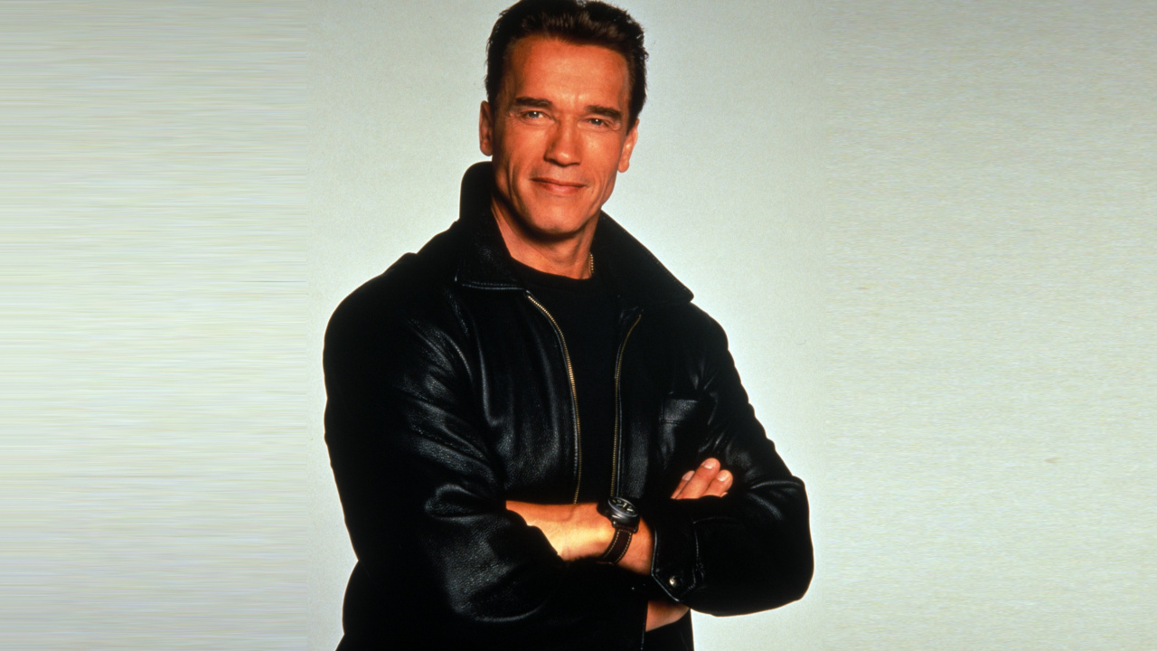 Arnold Schwarzenegger, Veste, Veste en Cuir, Les Vêtements D'extérieur, Textile. Wallpaper in 1280x720 Resolution