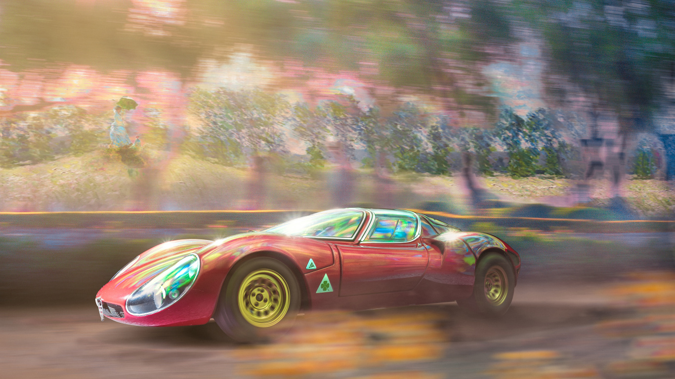 阿尔法罗密欧, 政变, 经典汽车 壁纸 1366x768 允许