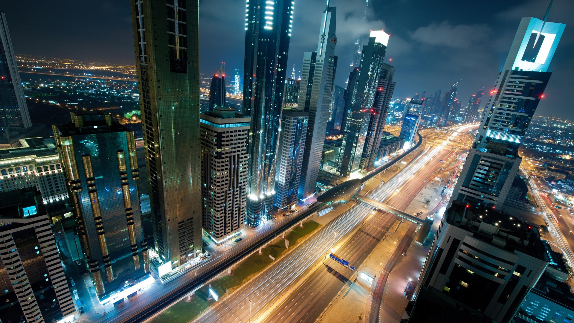Time Lapse Photography of Cars on Road During Night Time. Wallpaper in 1920x1080 Resolution