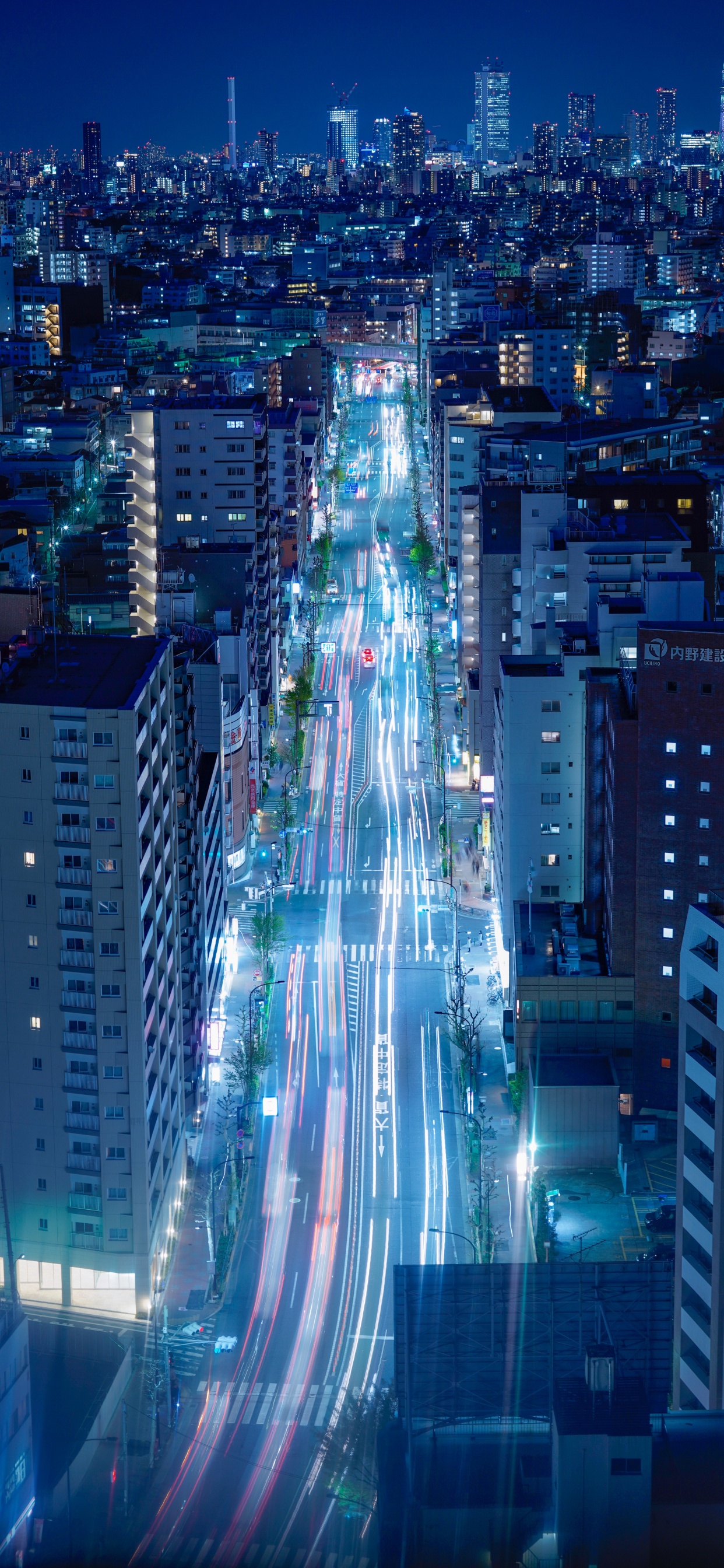 High Rise Buildings During Night Time. Wallpaper in 1242x2688 Resolution