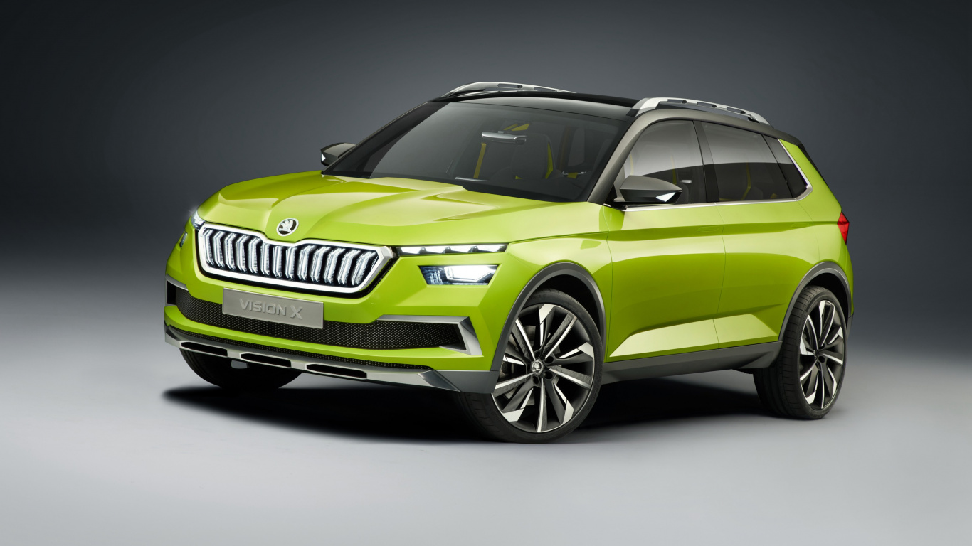 Skoda Visin x, Koda Vision x, Vision Code e, Skoda Octavia, Autocode. Wallpaper in 1366x768 Resolution