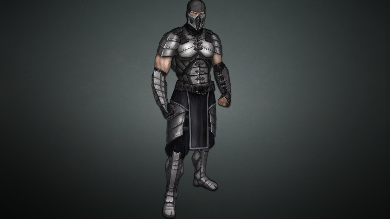 Mortal Kombat x, Smoke, Noob Saibot, Armour, Outerwear. Wallpaper in 1280x720 Resolution