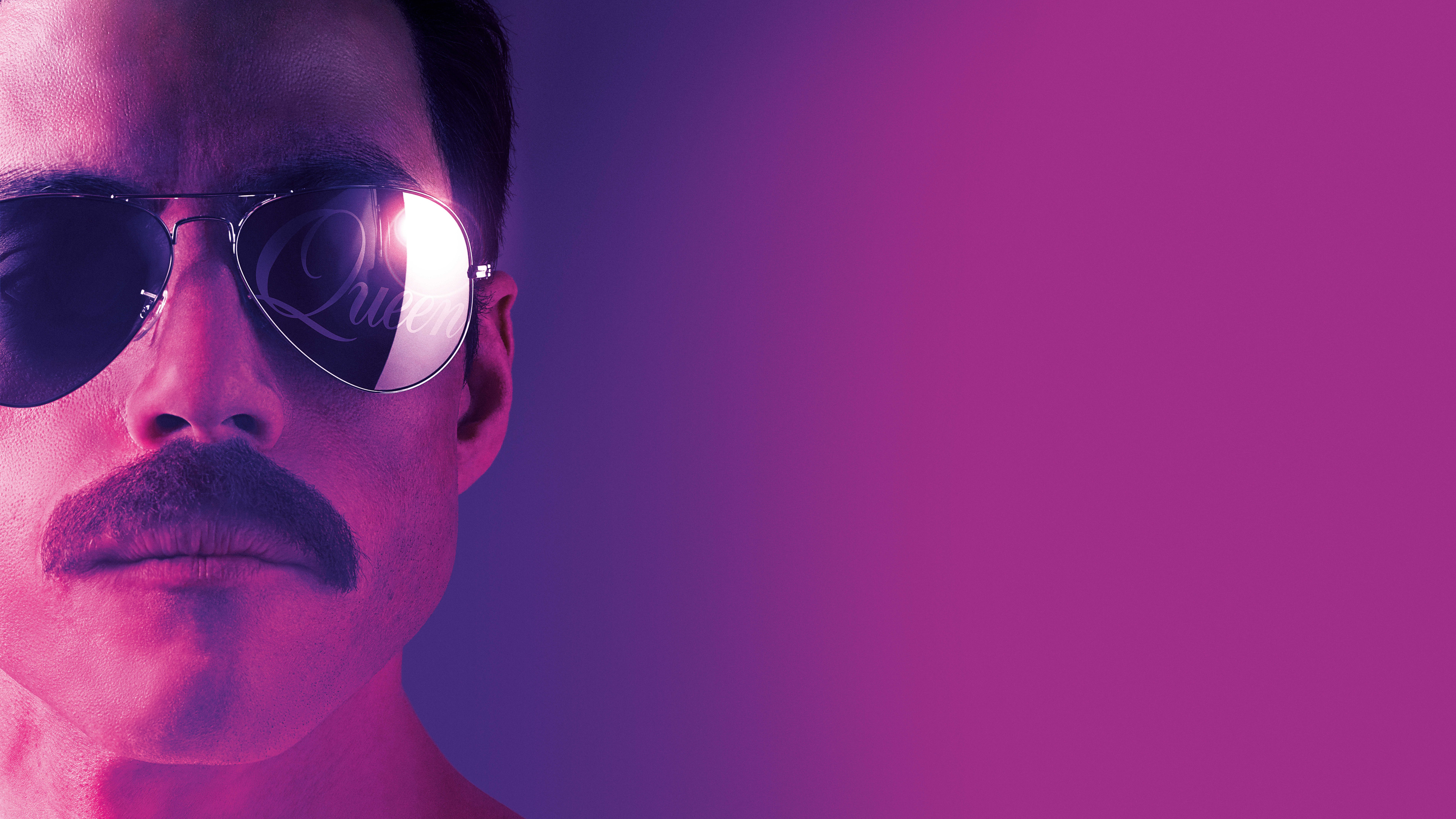 Femme Portant Des Lunettes de Soleil Noires Aux Yeux Violets et Bleus. Wallpaper in 3840x2160 Resolution