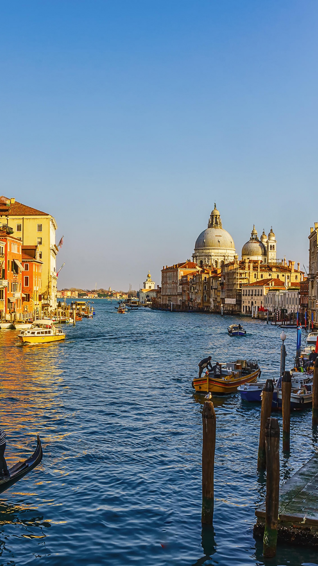 Personnes Montant Sur un Bateau Sur la Rivière Près Des Bâtiments Pendant la Journée. Wallpaper in 1080x1920 Resolution