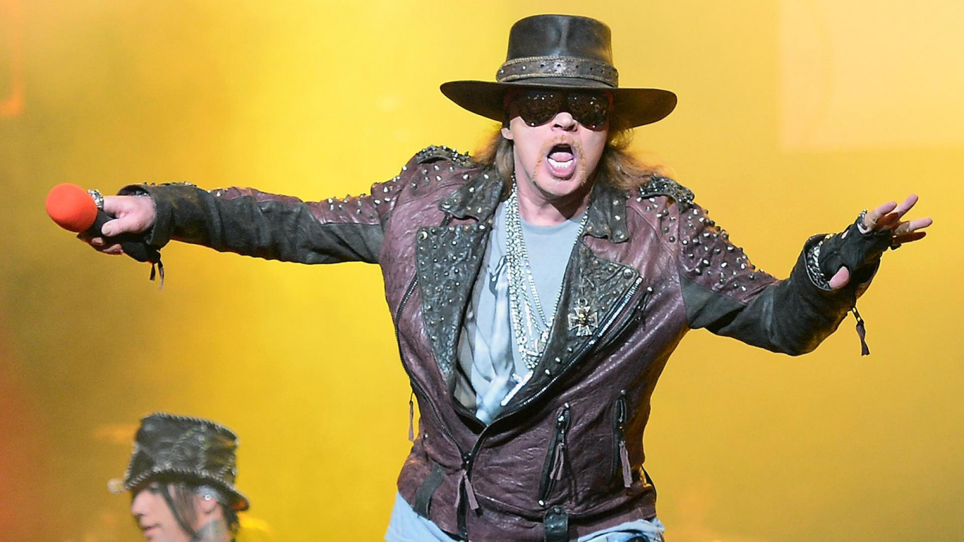 Guns N Roses, Diversión, Rendimiento, el Artista de Música, Cantante. Wallpaper in 1366x768 Resolution