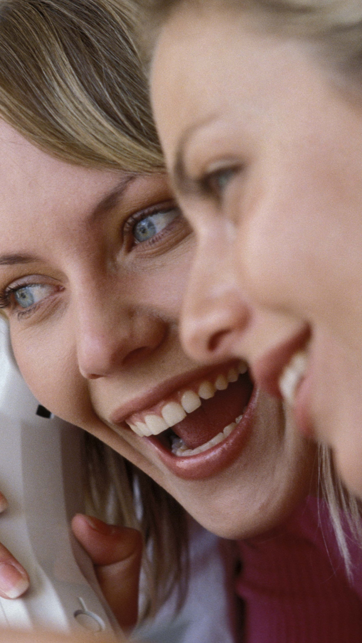 Friendship, Tooth, Facial Expression, Mouth, Fun. Wallpaper in 1440x2560 Resolution