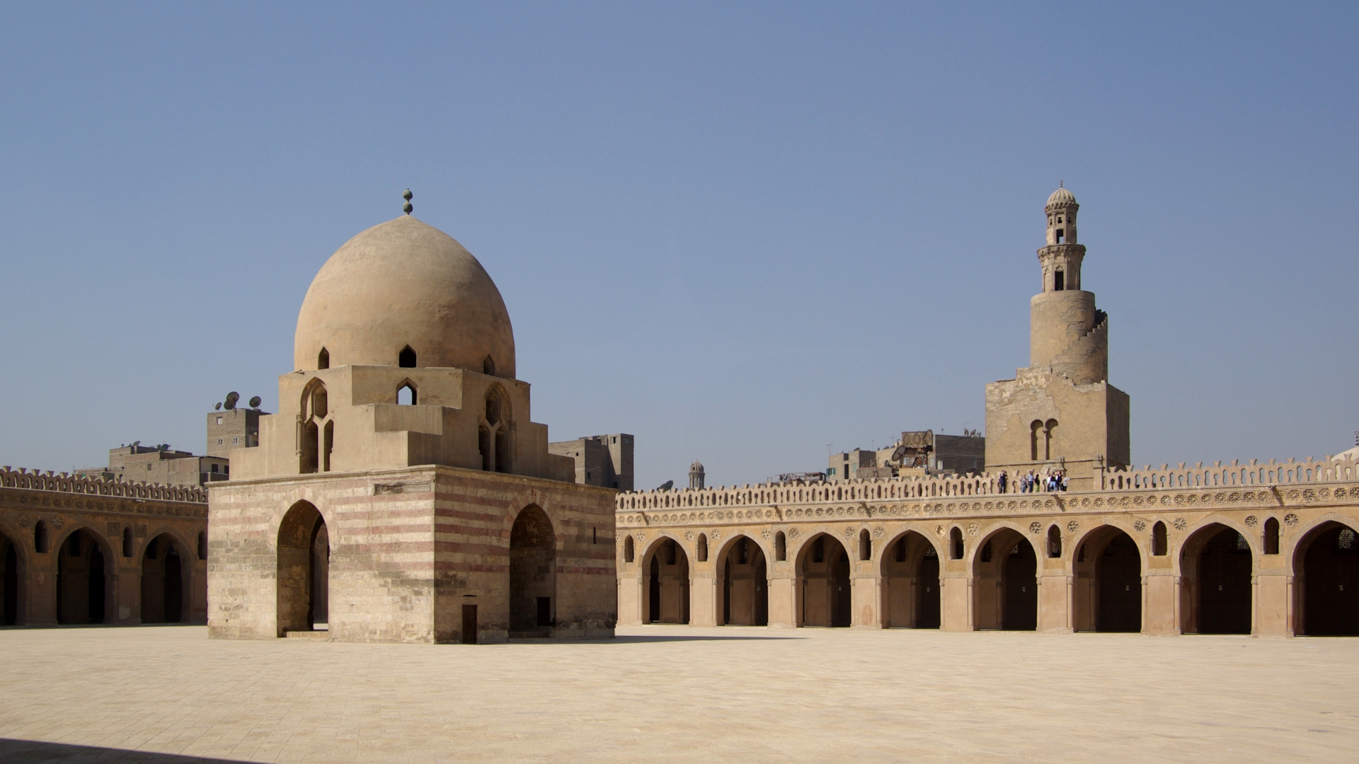 Brown Concrete Dome Building Under Blue Sky During Daytime. Wallpaper in 1920x1080 Resolution