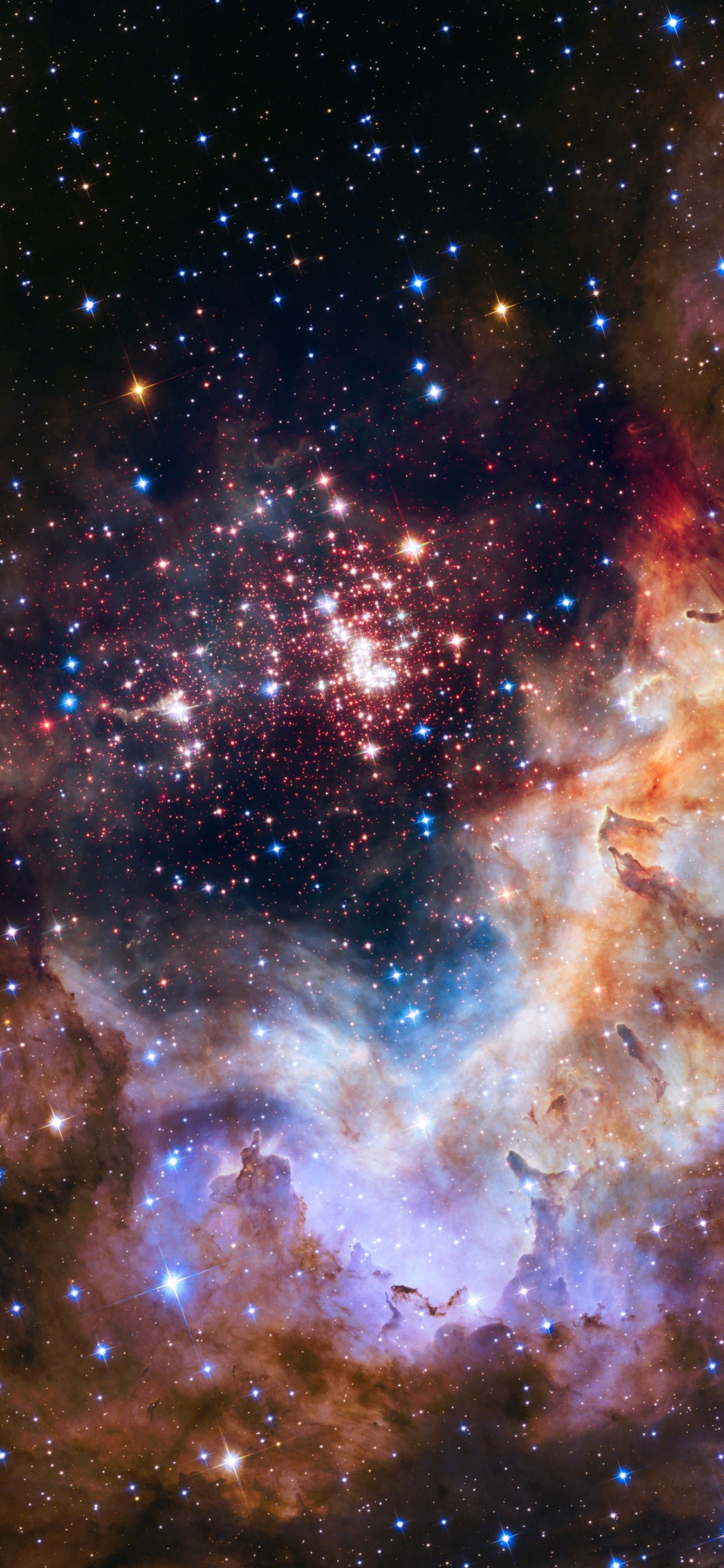 Westerland 2, Piliers de la Création, L'astronomie, Univers, Les Amas D'étoiles,. Wallpaper in 1125x2436 Resolution