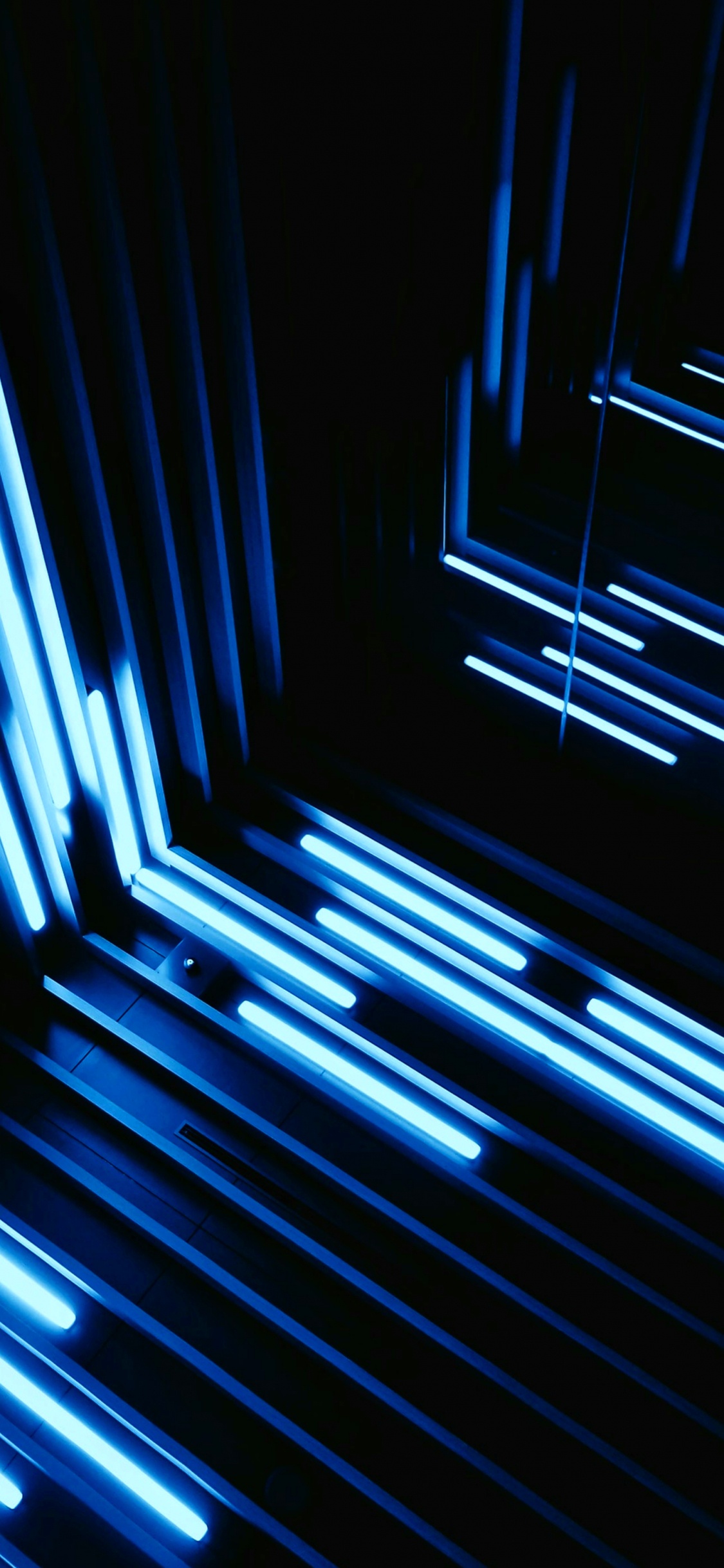 Licht, Blau, Majorelle-blau, Electric Blue, Farbigkeit. Wallpaper in 1125x2436 Resolution