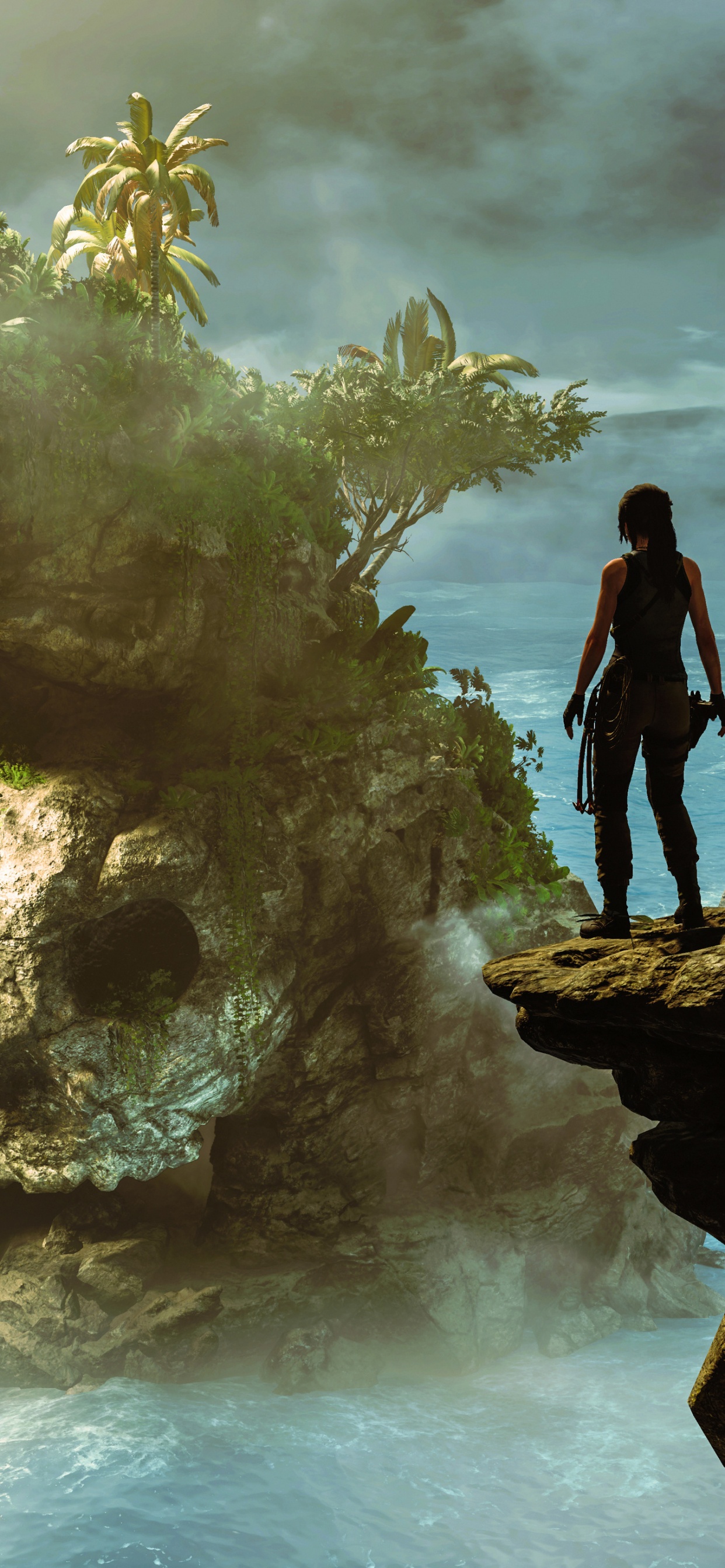 Nature, Water, Adventure Game, Tree, Human. Wallpaper in 1242x2688 Resolution