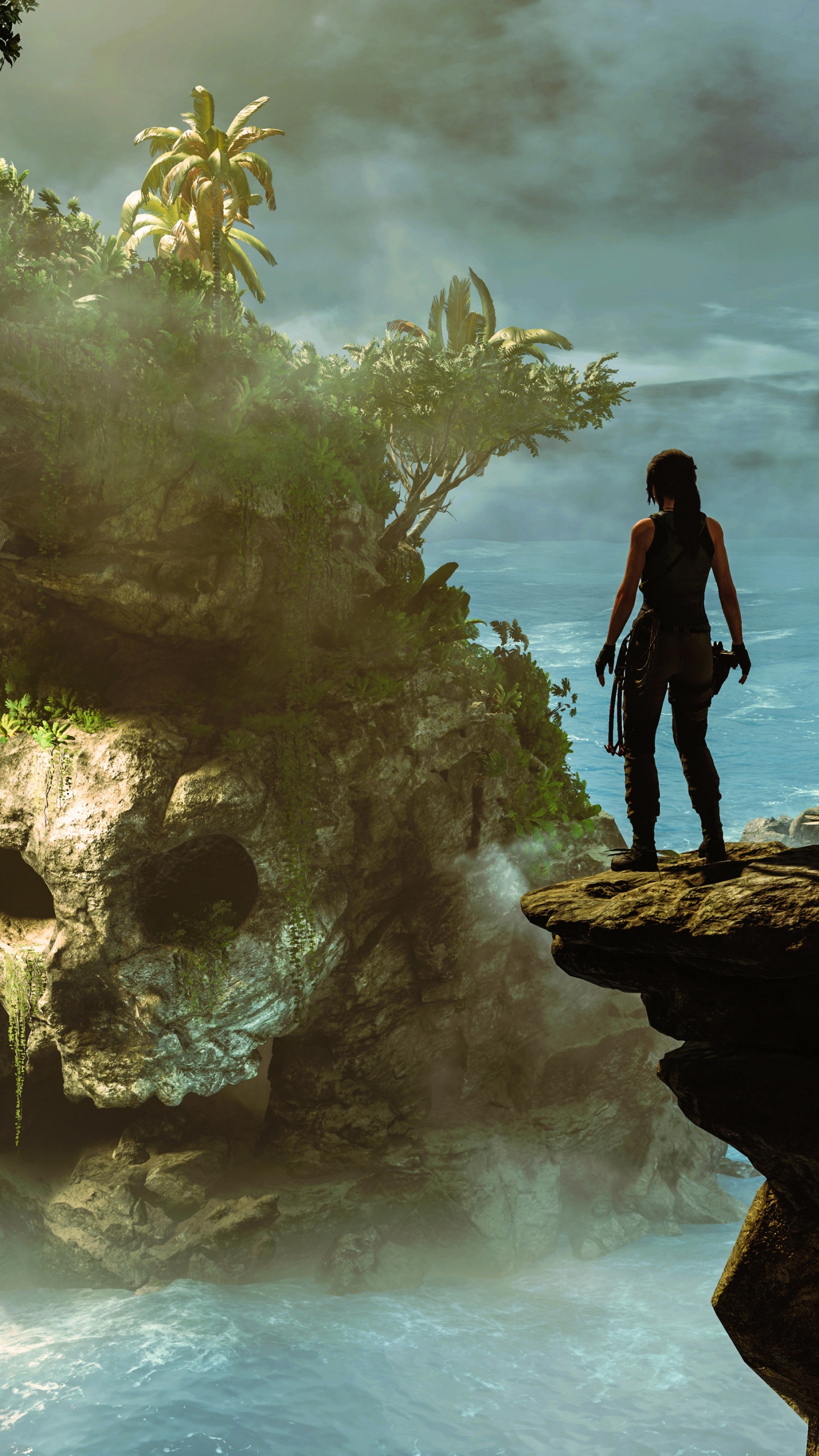 Natur, Wasser, Adventure, Baum, Wasserlauf. Wallpaper in 1440x2560 Resolution