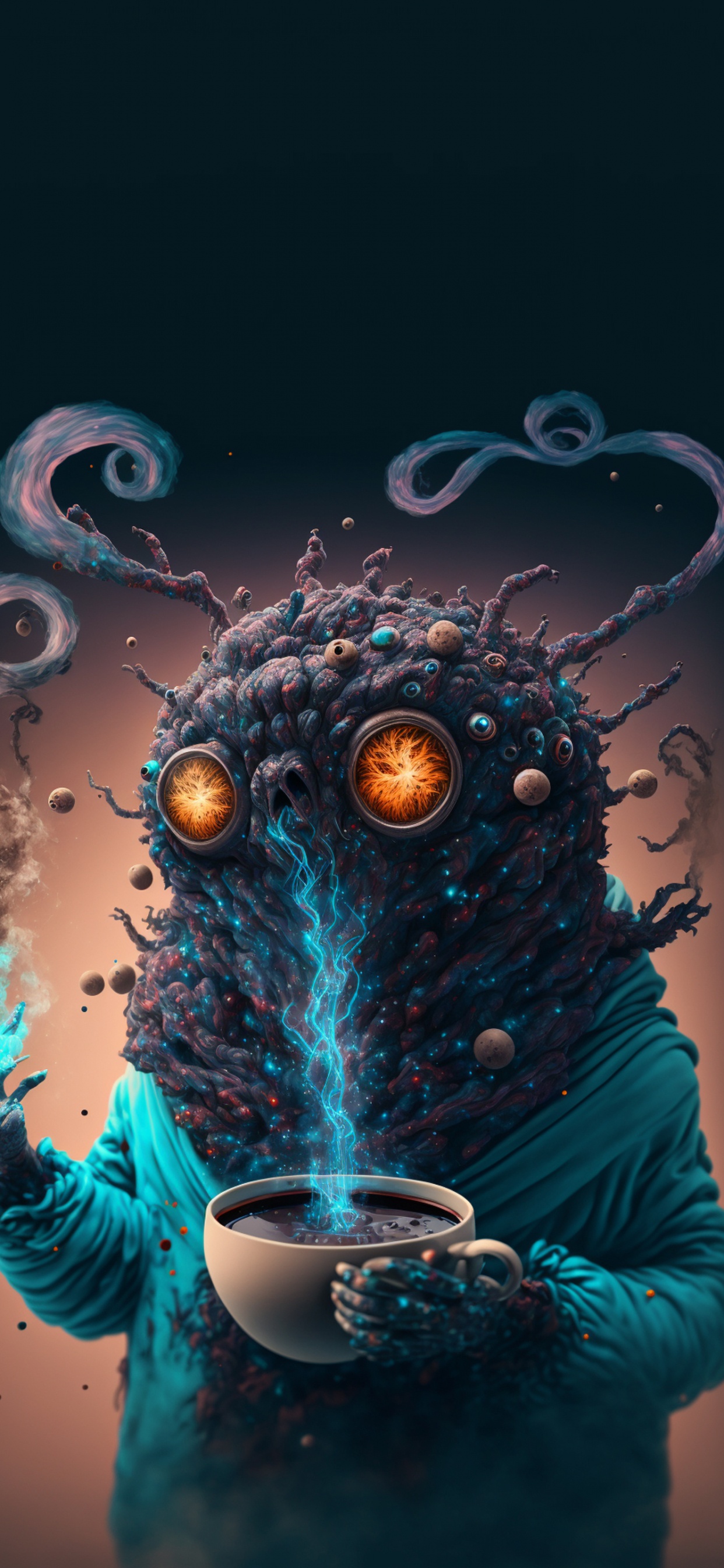 Close Up, Azure, Sleeve, Gesture, Art. Wallpaper in 1242x2688 Resolution