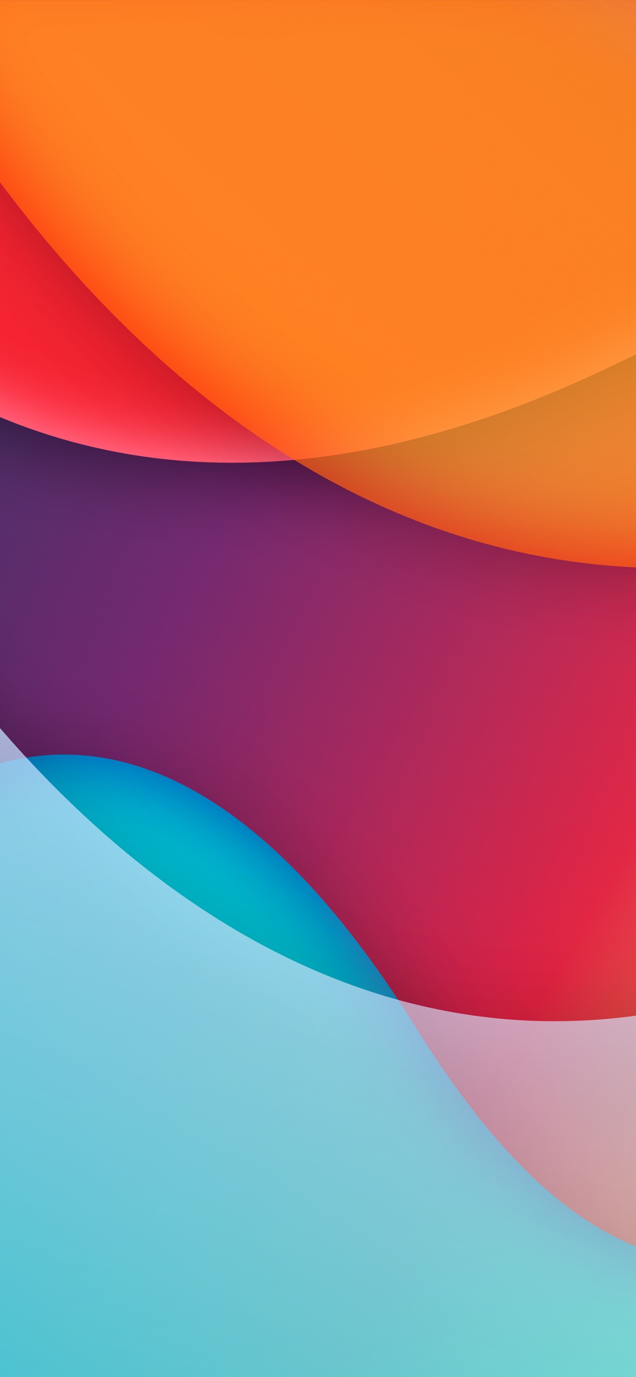Orange, Apples, Ios, Pink, Violet. Wallpaper in 1242x2688 Resolution