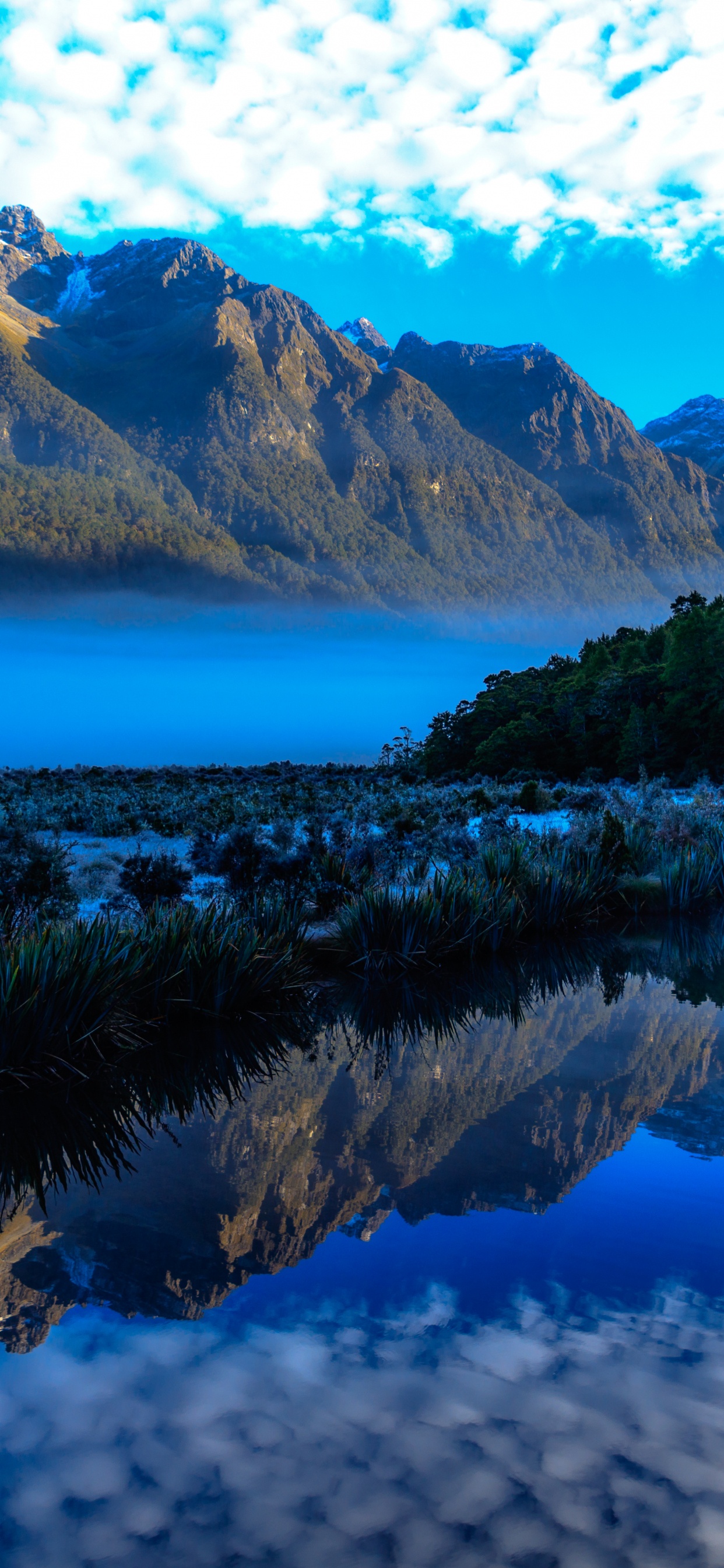 Natur, Naturlandschaft, Reflexion, Bergigen Landschaftsformen, Wasser. Wallpaper in 1242x2688 Resolution