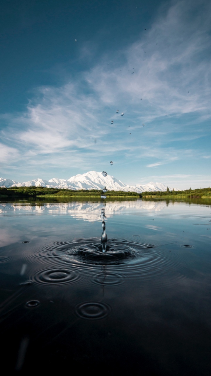 Reflection, Water, Wisgoon - Social Network, Android, Digital Television. Wallpaper in 720x1280 Resolution