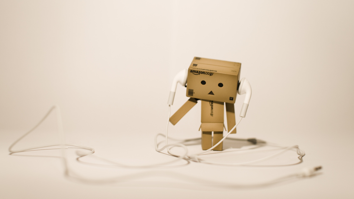 Danbo, Papel, Animación, Cartón, Ilustración. Wallpaper in 1366x768 Resolution