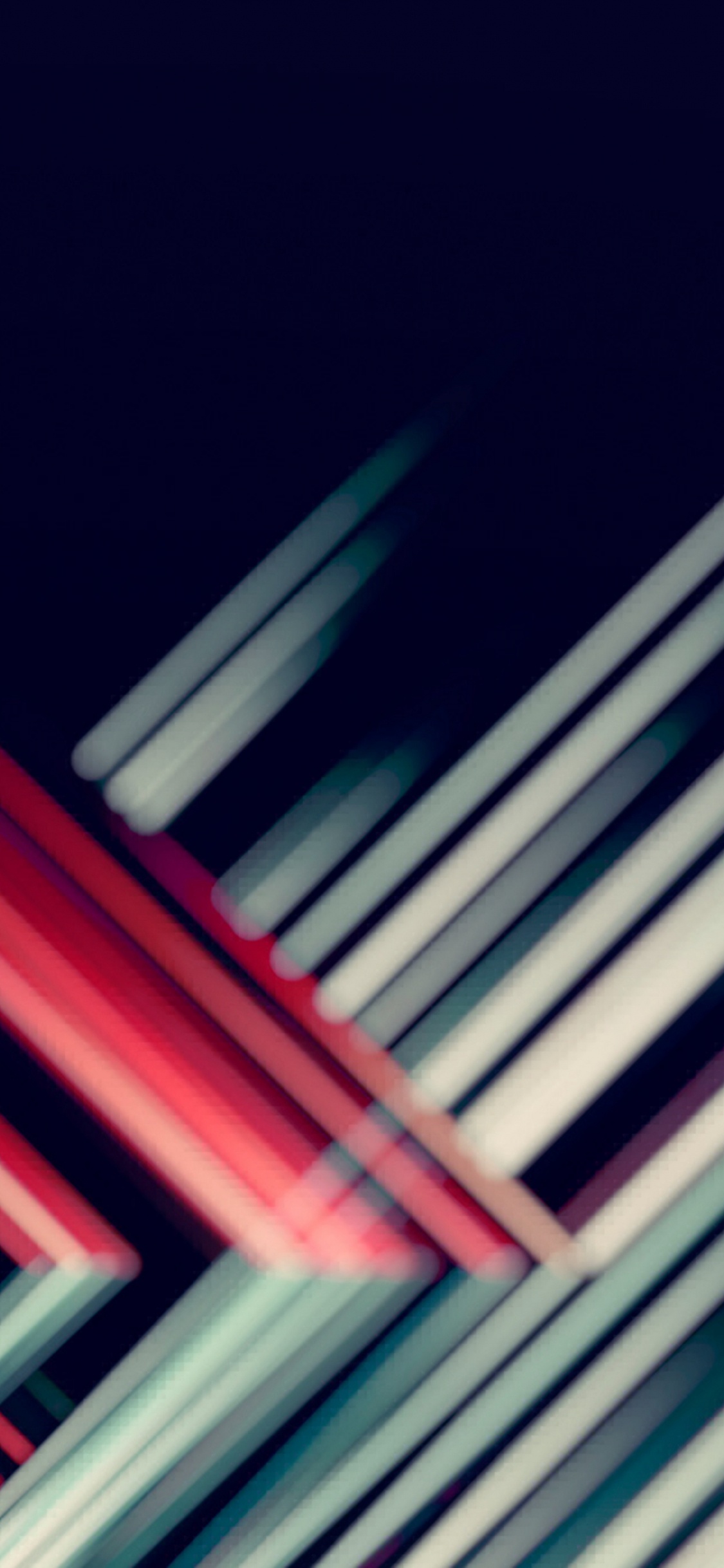 Lumières Blanches Rouges et Bleues. Wallpaper in 1125x2436 Resolution