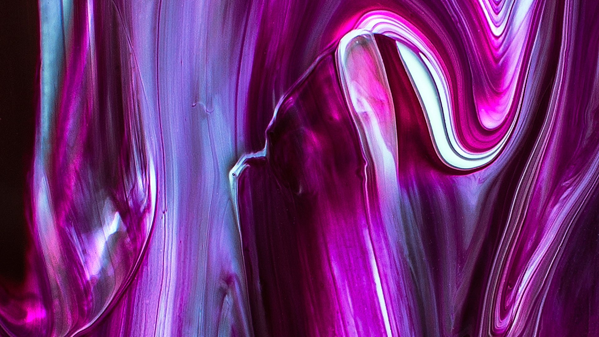 Pintura Abstracta Morada y Blanca. Wallpaper in 1920x1080 Resolution