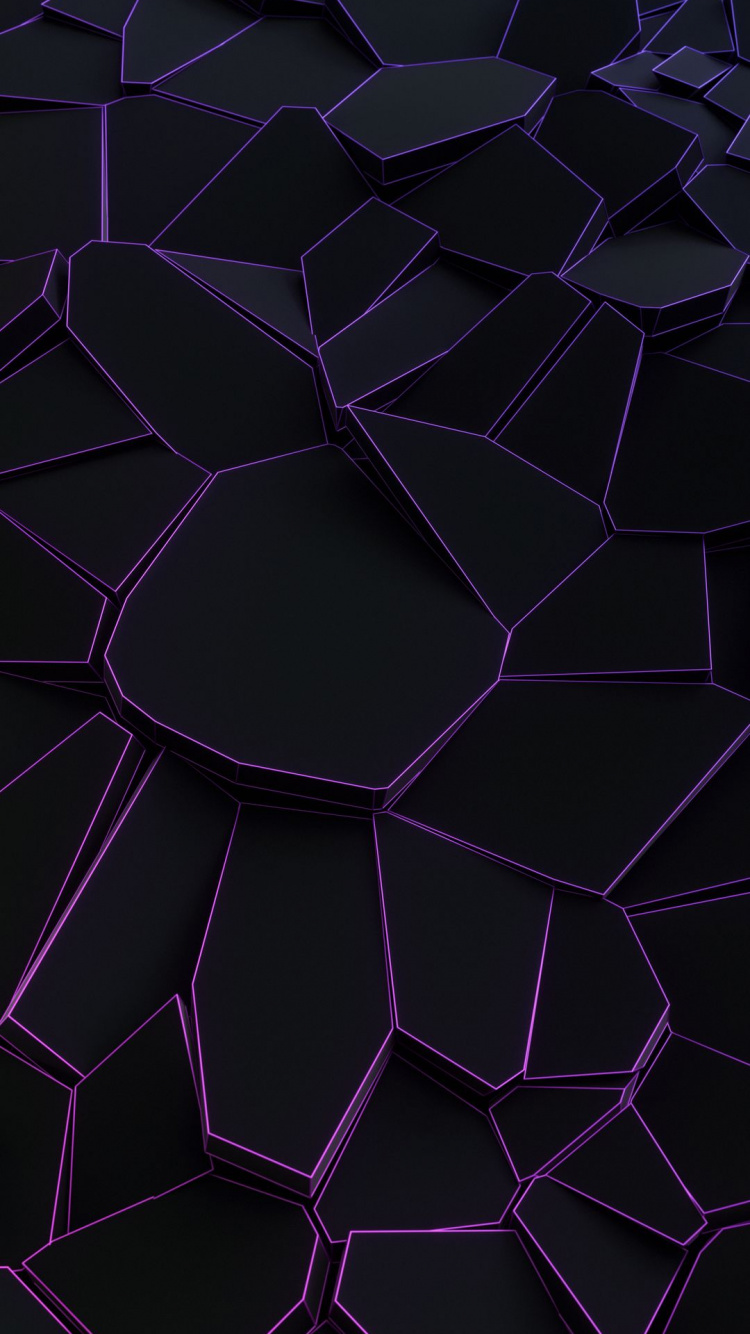Triangle, Purple, Violet, Line, Magenta. Wallpaper in 750x1334 Resolution
