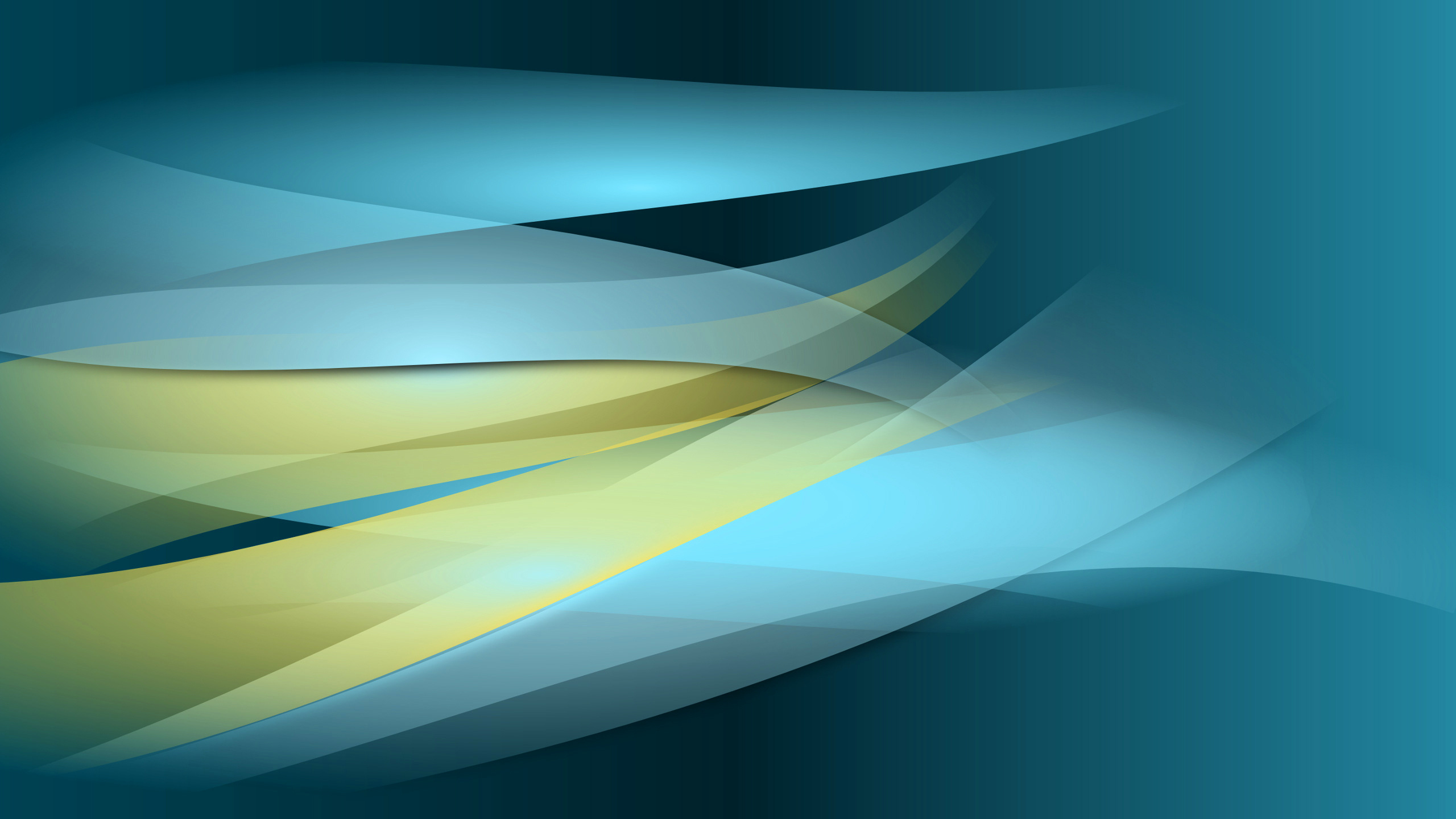 Blaue Und Weiße Abstrakte Malerei. Wallpaper in 2560x1440 Resolution