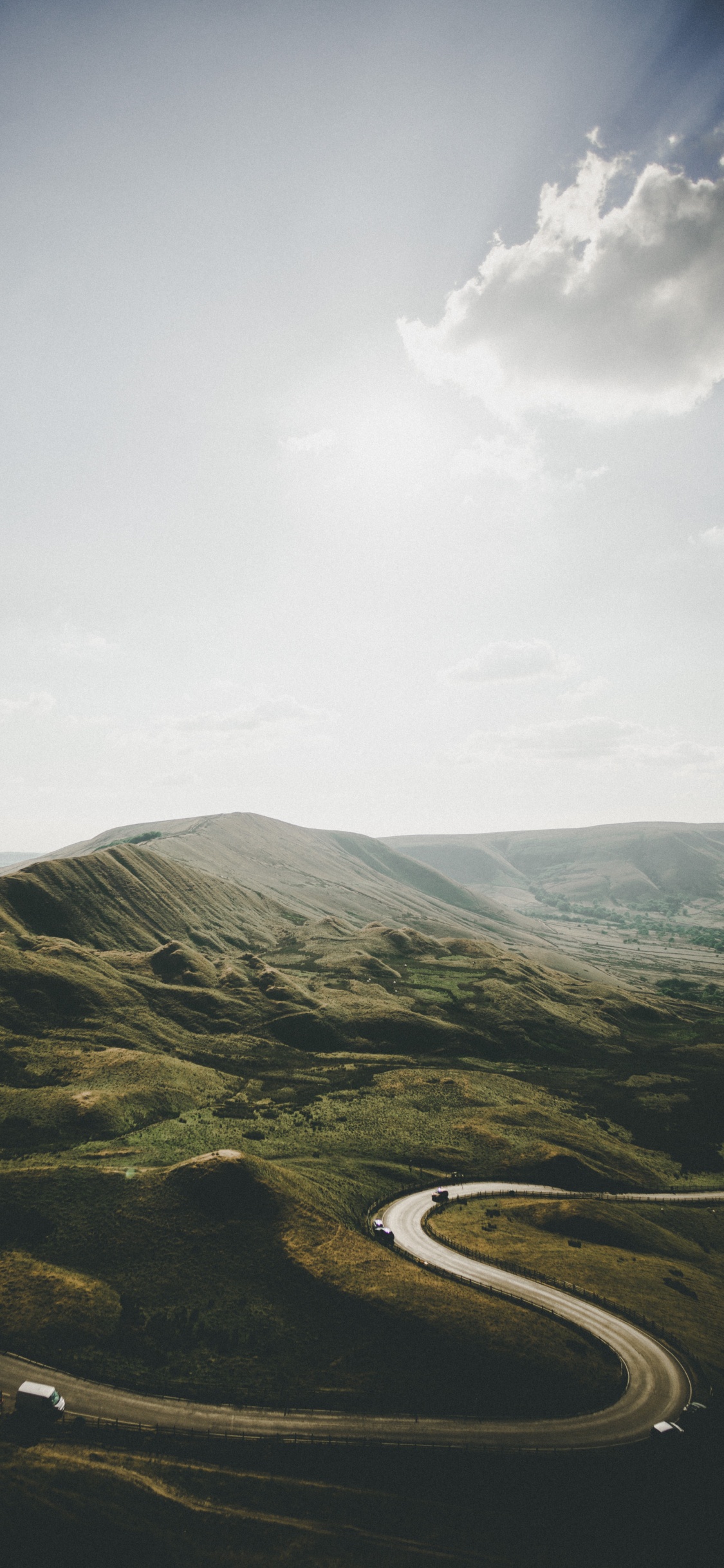 Grassland, Steppe, Atmosphere, Cloud, Plant. Wallpaper in 1125x2436 Resolution