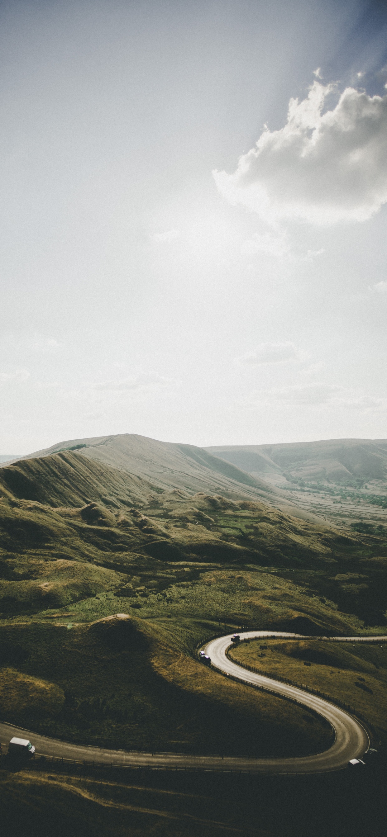 Grassland, Steppe, Atmosphere, Cloud, Plant. Wallpaper in 1242x2688 Resolution