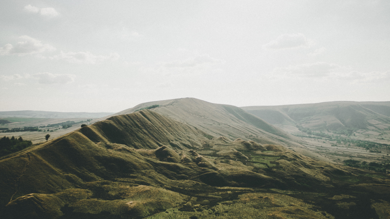 Grassland, Steppe, Atmosphere, Cloud, Plant. Wallpaper in 1280x720 Resolution