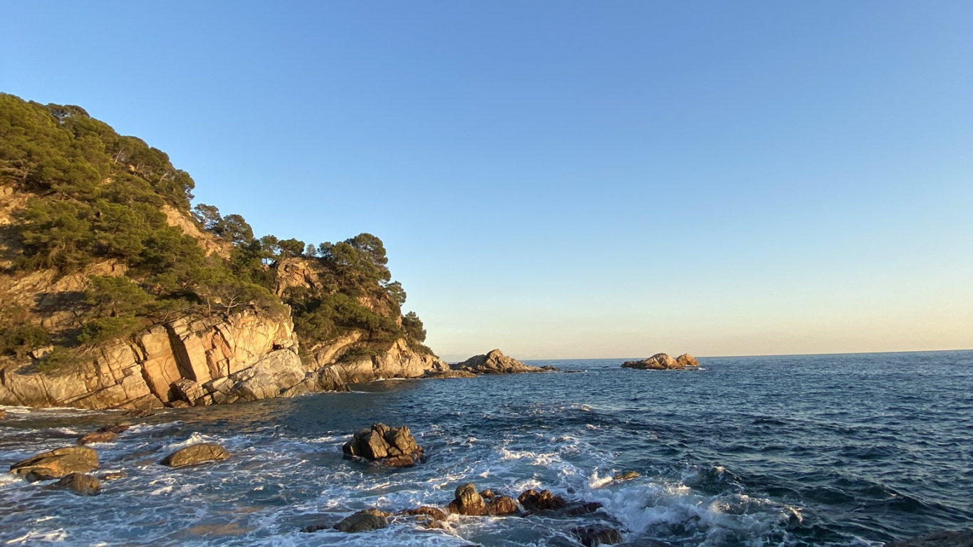 Mer, Côte, Eau, Promontoire, Sciences. Wallpaper in 1366x768 Resolution