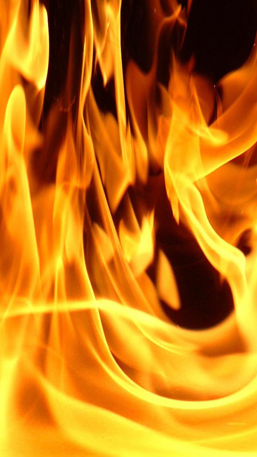 Orange and Black Abstract Painting. Wallpaper in 1080x1920 Resolution