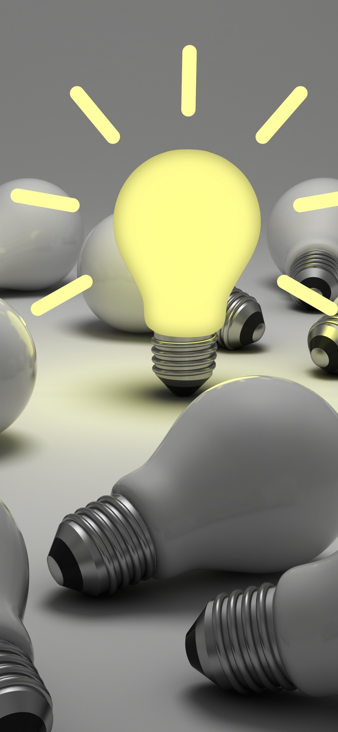 Incandescent Light Bulb, Light, White, Gesture, Yellow. Wallpaper in 1125x2436 Resolution