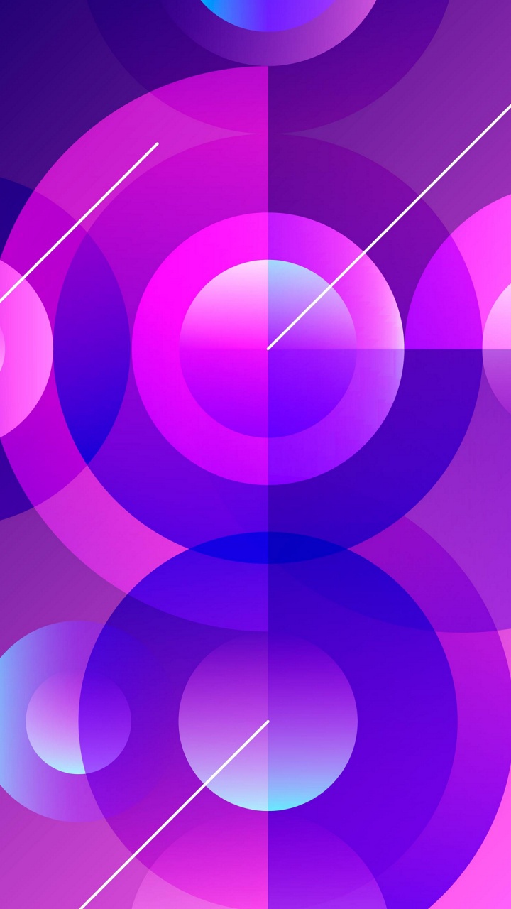 Circle, Graphic Design, Colorfulness, Purple, Azure. Wallpaper in 720x1280 Resolution