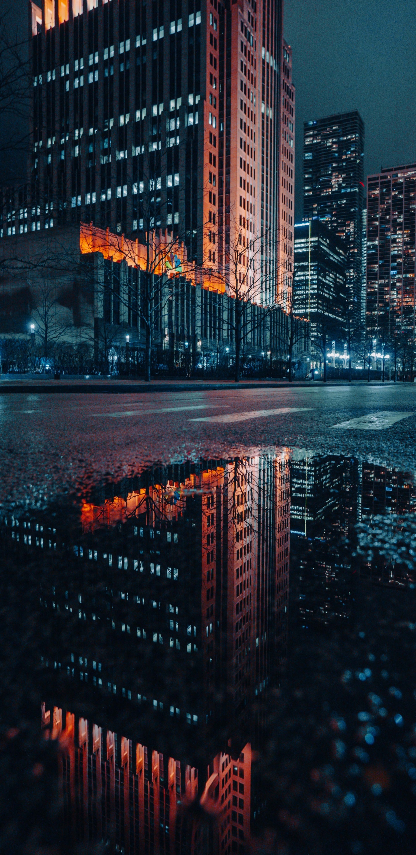 城市景观, 光, 性质, 基础设施, 塔块 壁纸 1440x2960 允许