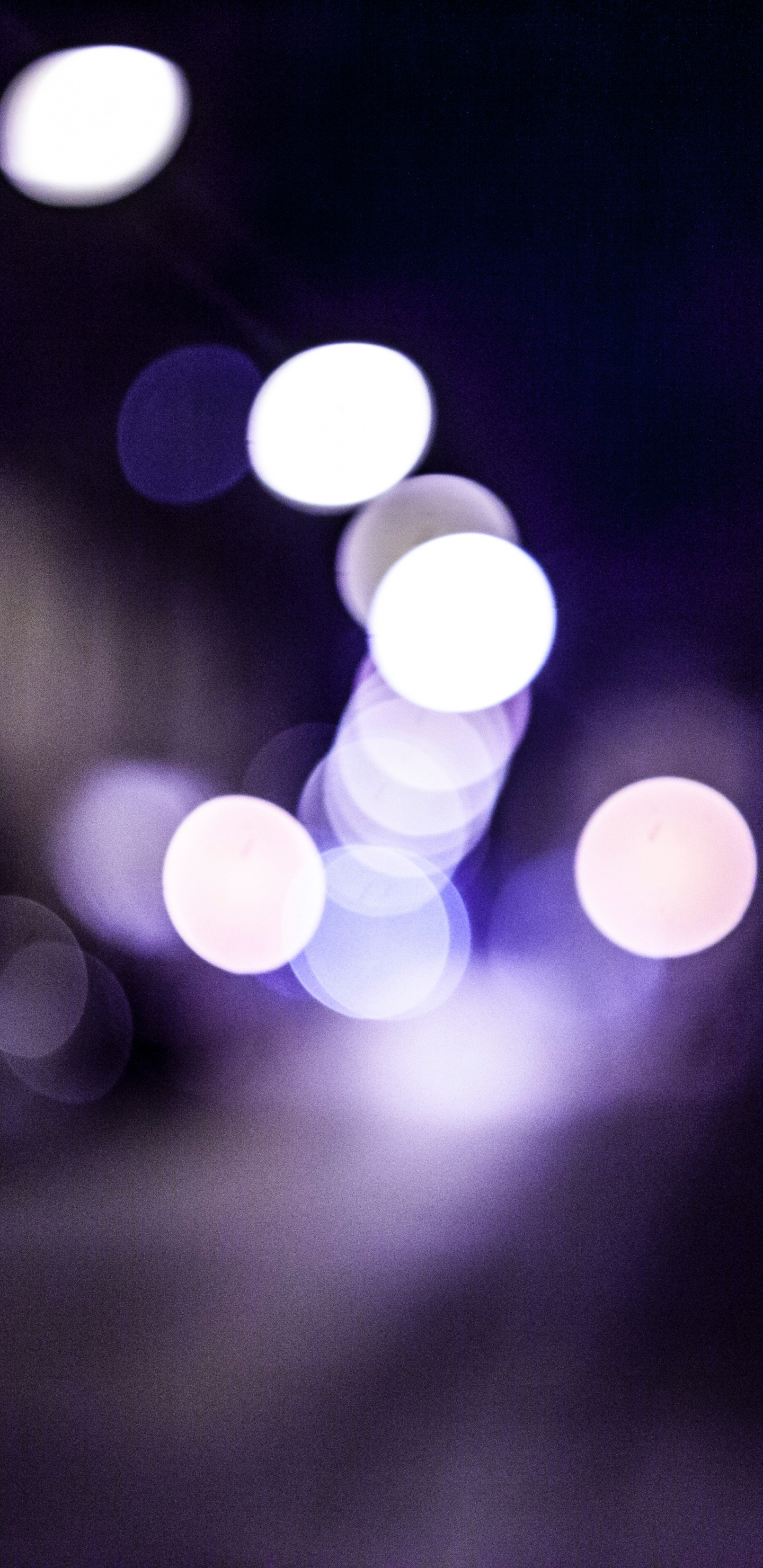 White and Yellow Bokeh Lights. Wallpaper in 1440x2960 Resolution