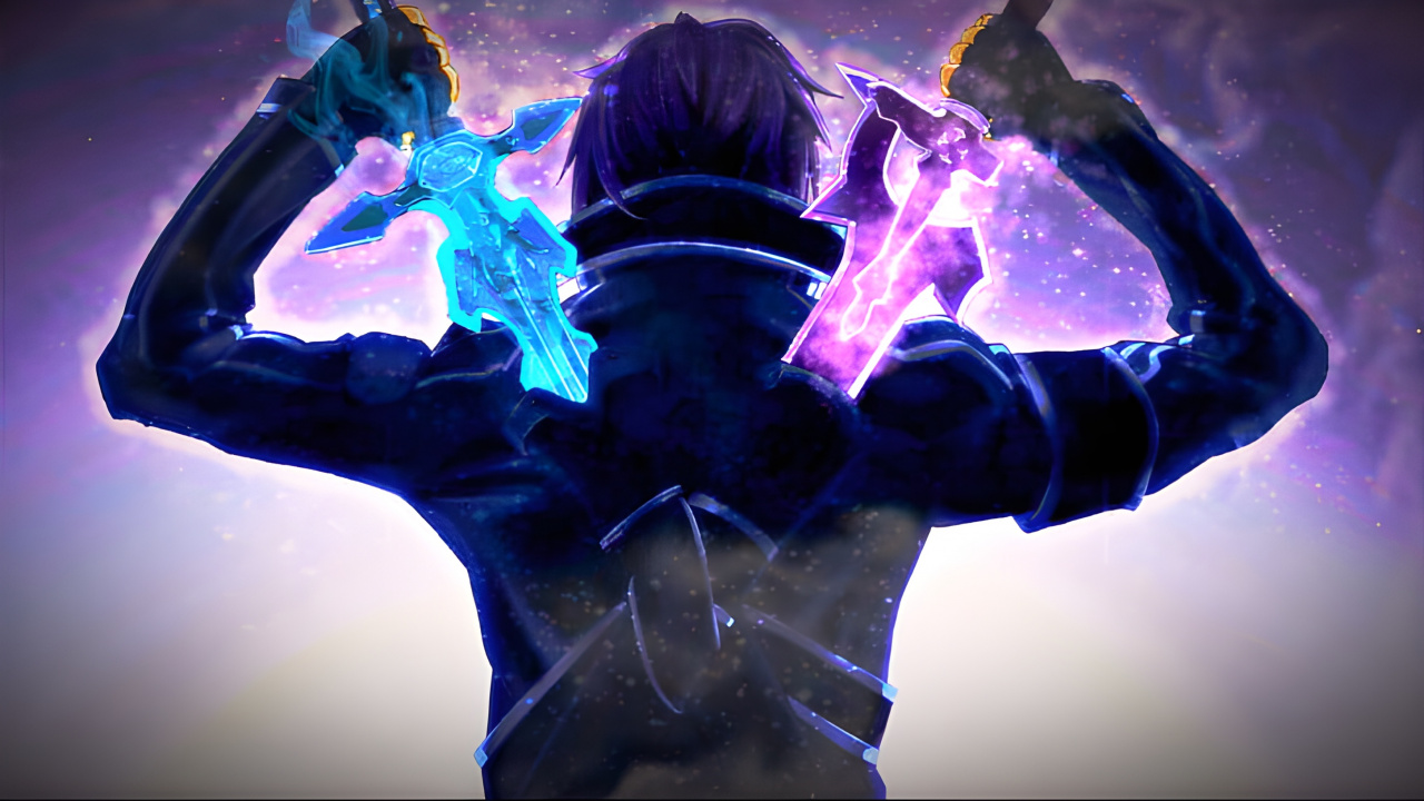 Kirito-Fonds Von Cran, Kirito, Asuna, Visual Arts, Kunst. Wallpaper in 1280x720 Resolution