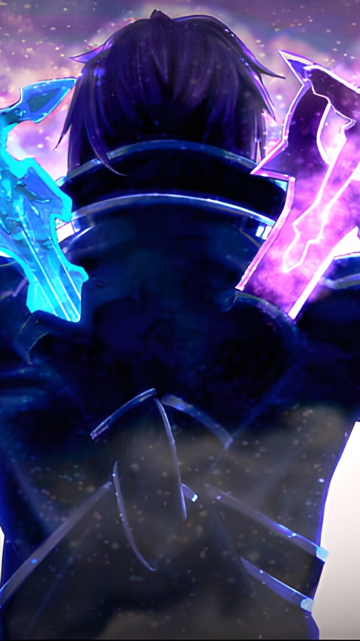 Kirito-Fonds Von Cran, Kirito, Asuna, Visual Arts, Kunst. Wallpaper in 720x1280 Resolution