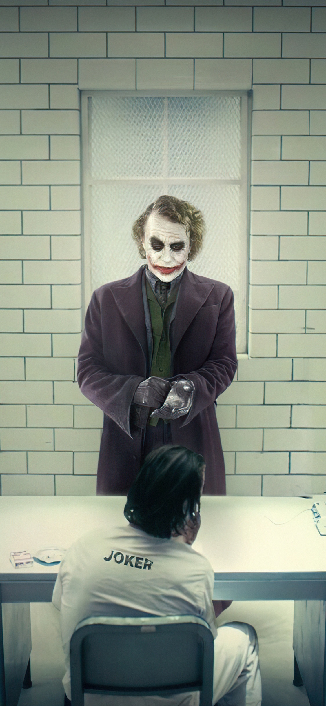 Joke, Joker, Batman, Joaquin Phoenix, Harley Quinn. Wallpaper in 1125x2436 Resolution