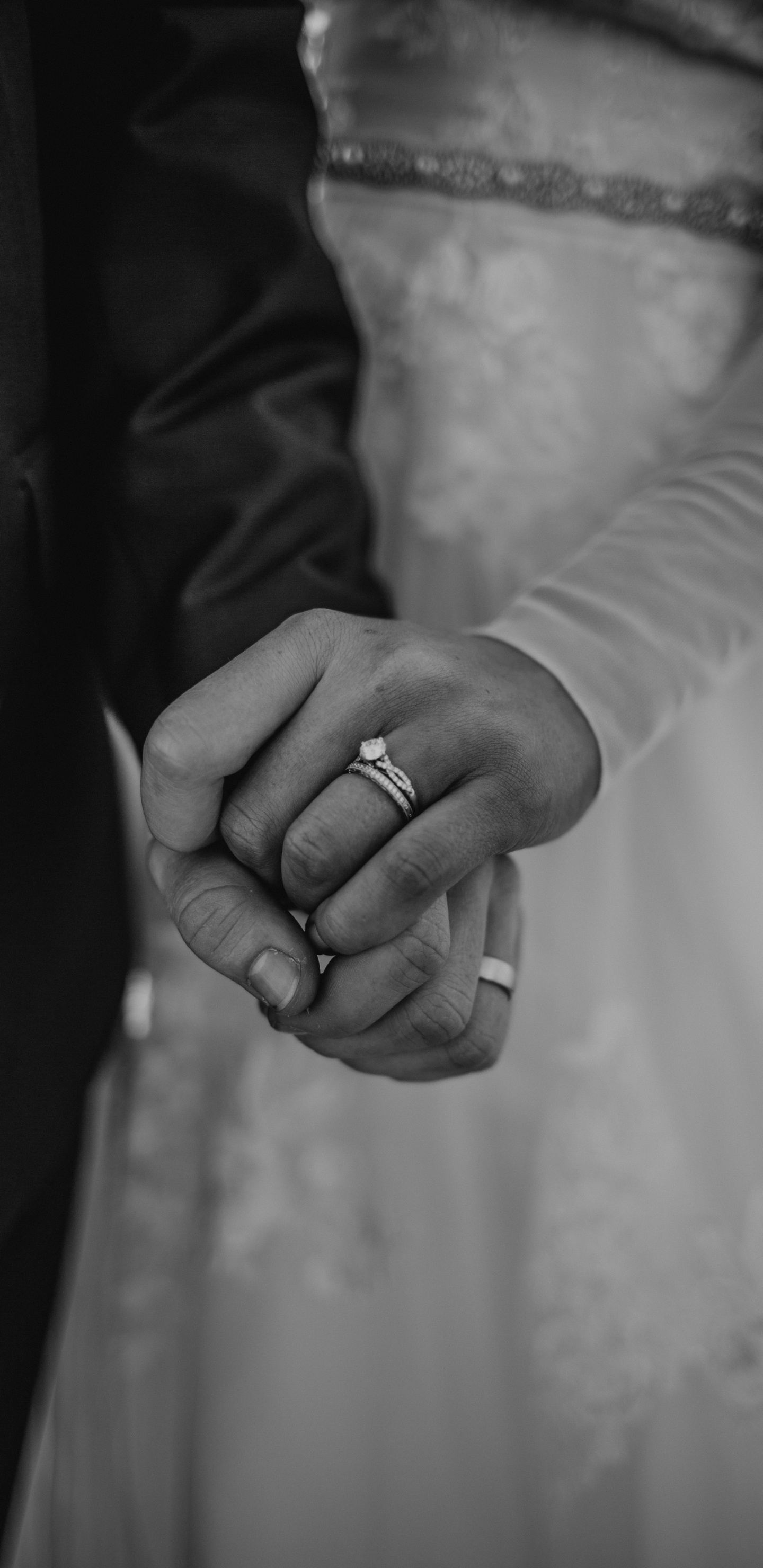 White, Black, Hand, Monochrome, Gesture. Wallpaper in 1440x2960 Resolution