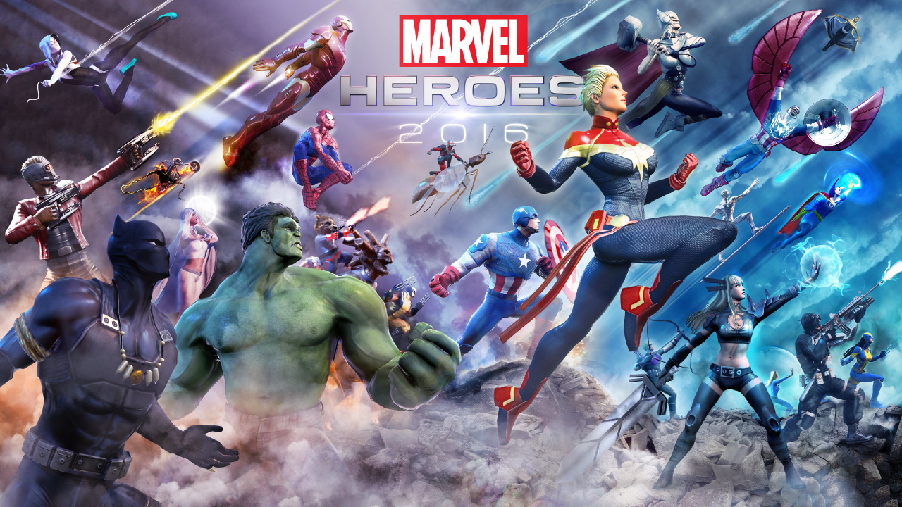 Marvel Heroes 2016, Superhelden, Held, Action-Figur, Games. Wallpaper in 1280x720 Resolution