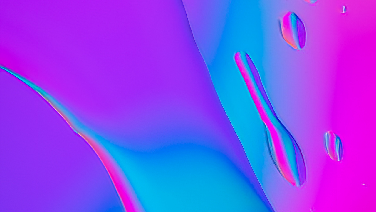 Close Up, Water, Liquid, Purple, Azure. Wallpaper in 1280x720 Resolution