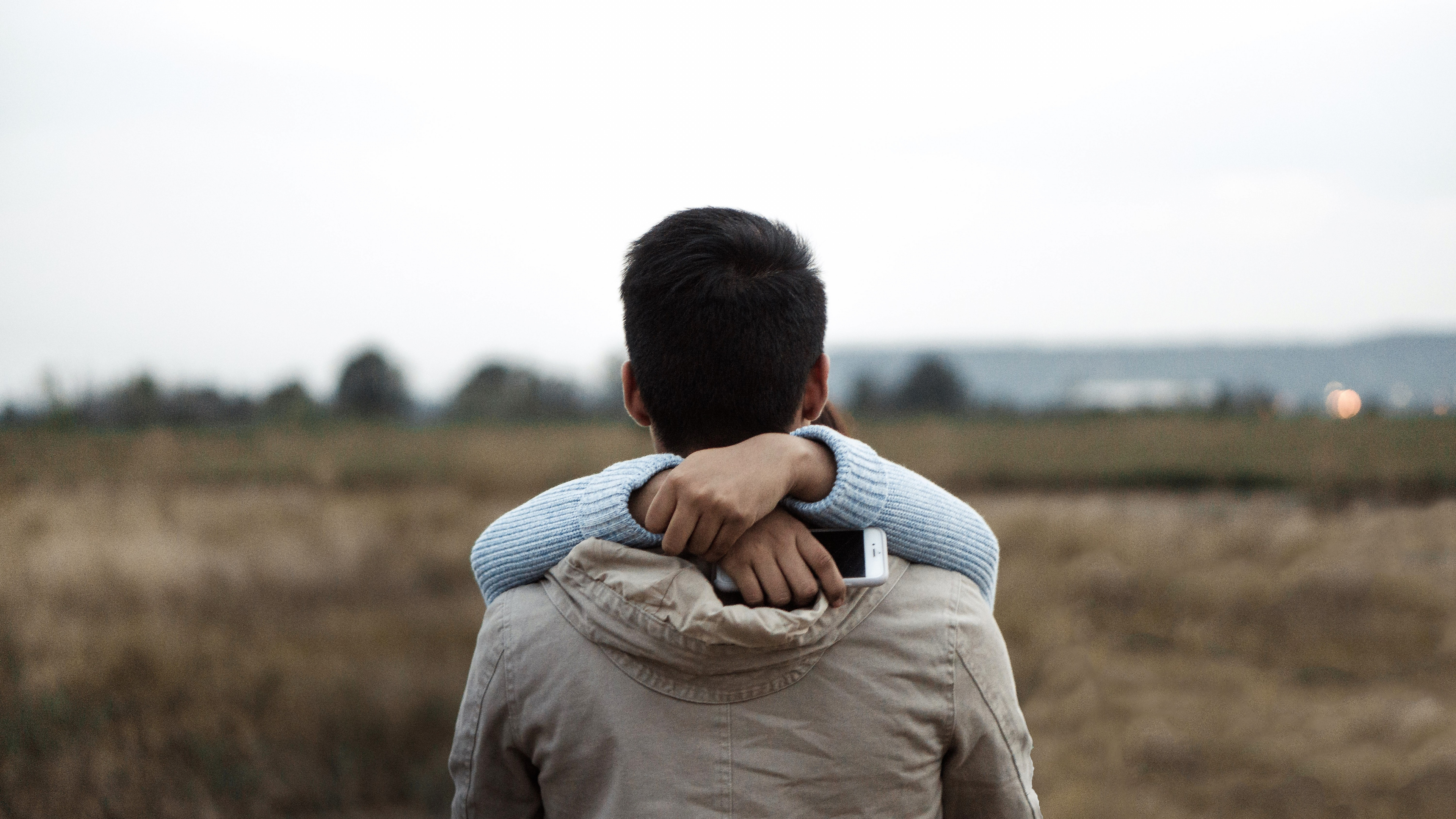 Hug, Romance, People in Nature, Human, Grass Family. Wallpaper in 3840x2160 Resolution