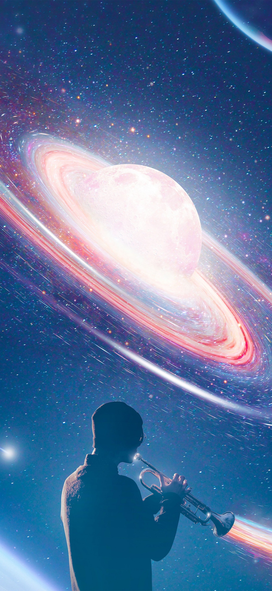 艺术, 拼贴, 海报, 气氛, 光 壁纸 1125x2436 允许