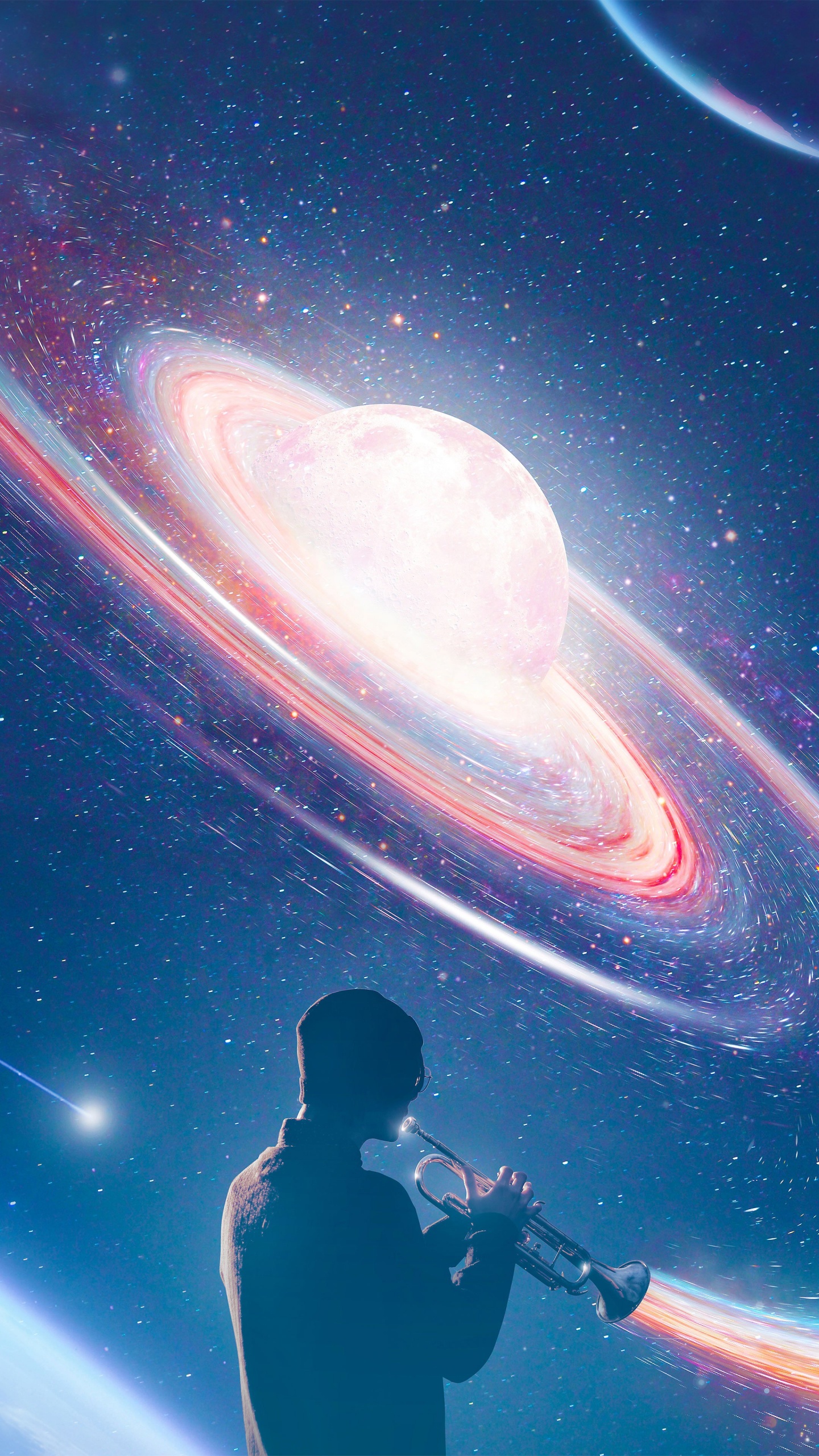 艺术, 拼贴, 海报, 气氛, 光 壁纸 1440x2560 允许